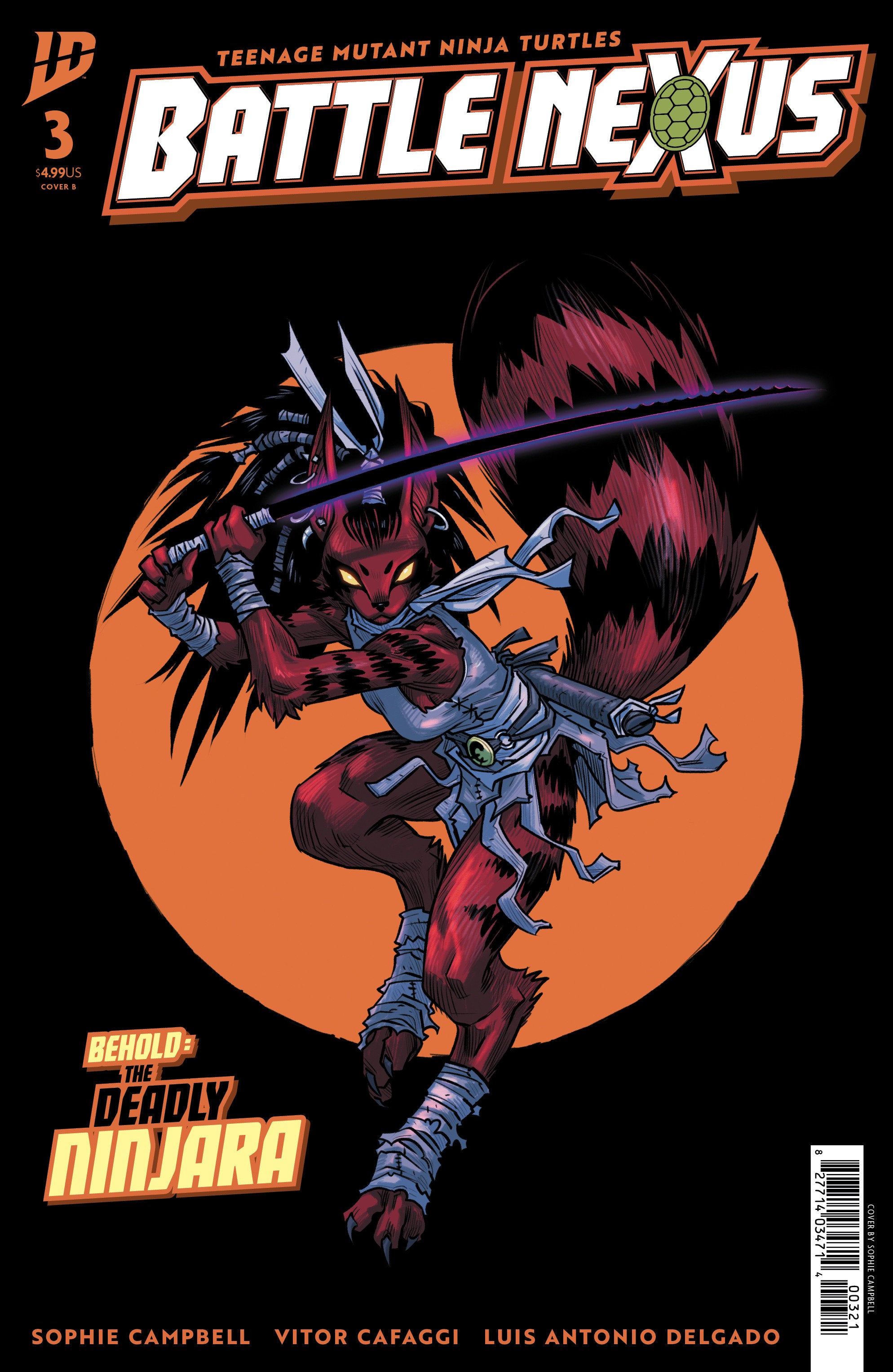 Teenage Mutant Ninja Turtles: Battle Nexus #3 Variant B (Campbell) 01/21/2026