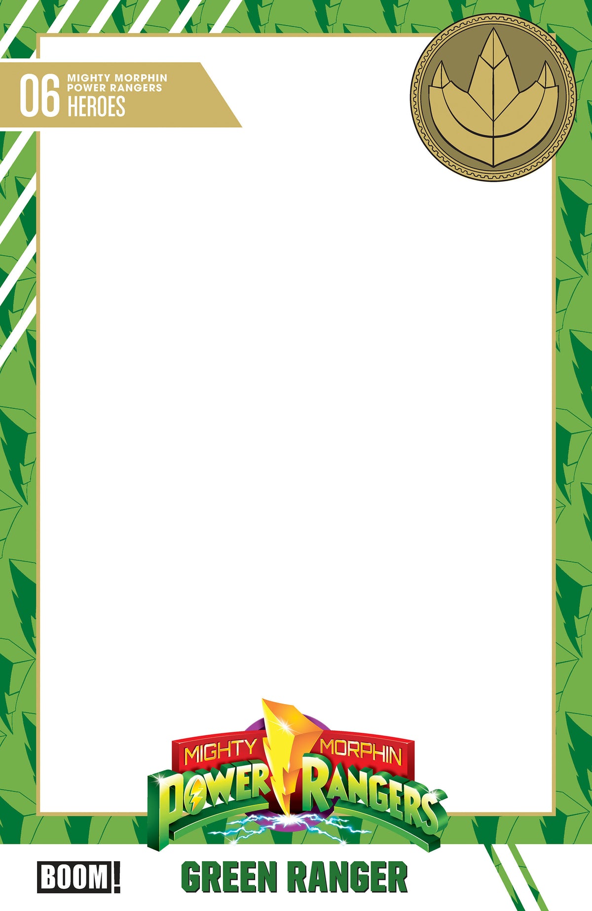 Mighty Morphin Power Rangers (2026) #6 D Trading Card Blank Sketch Variant 11/25/2026