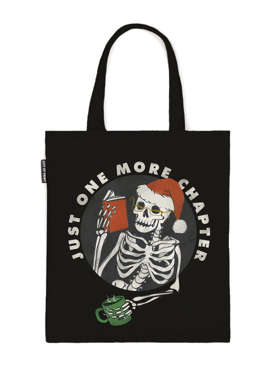Just One More Chapter Holiday Tote Bag 09/23/2025