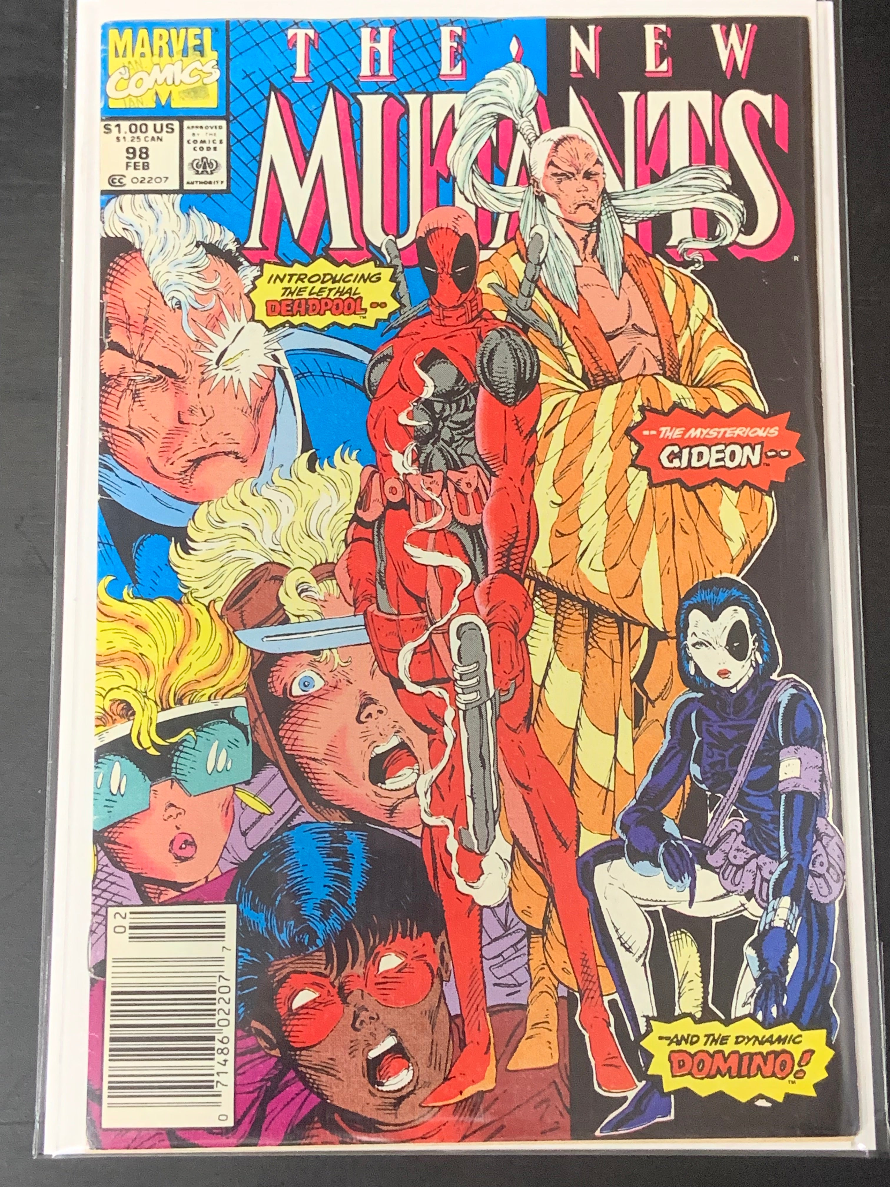 New Mutants 98 Marvel 1991 1st App & Origin of Deadpool, Newsstand