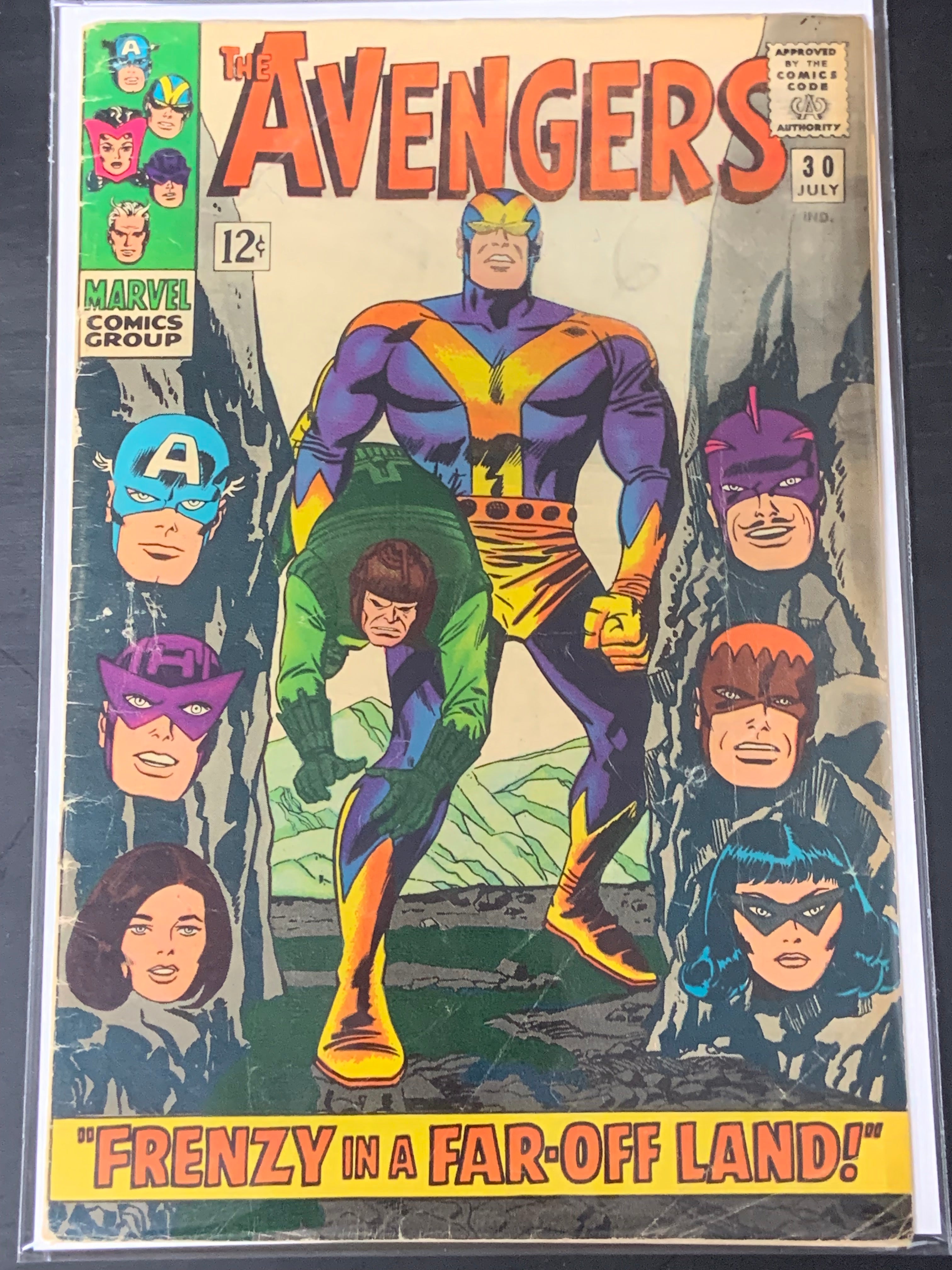Avengers 30 Marvel 1966 1st Keeper Of The Flame