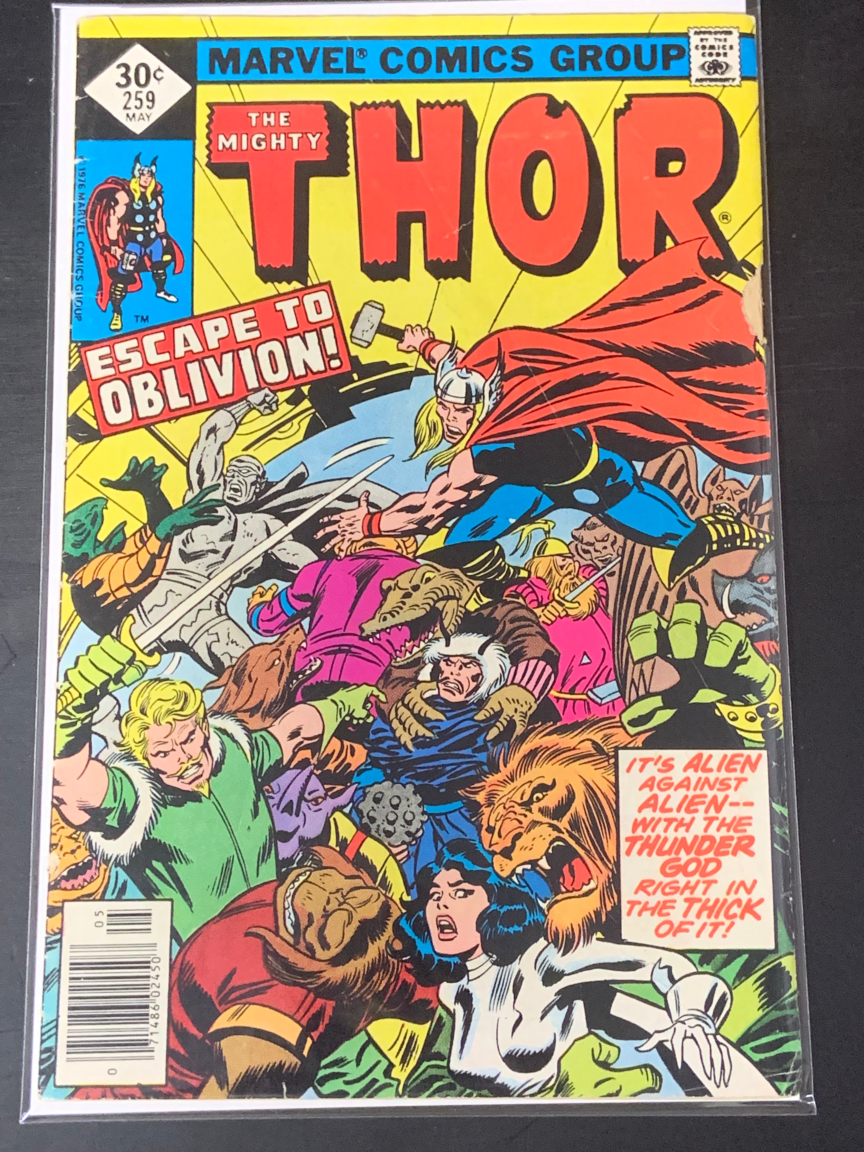 Thor 259 Marvel 1977 Early Direct Issue