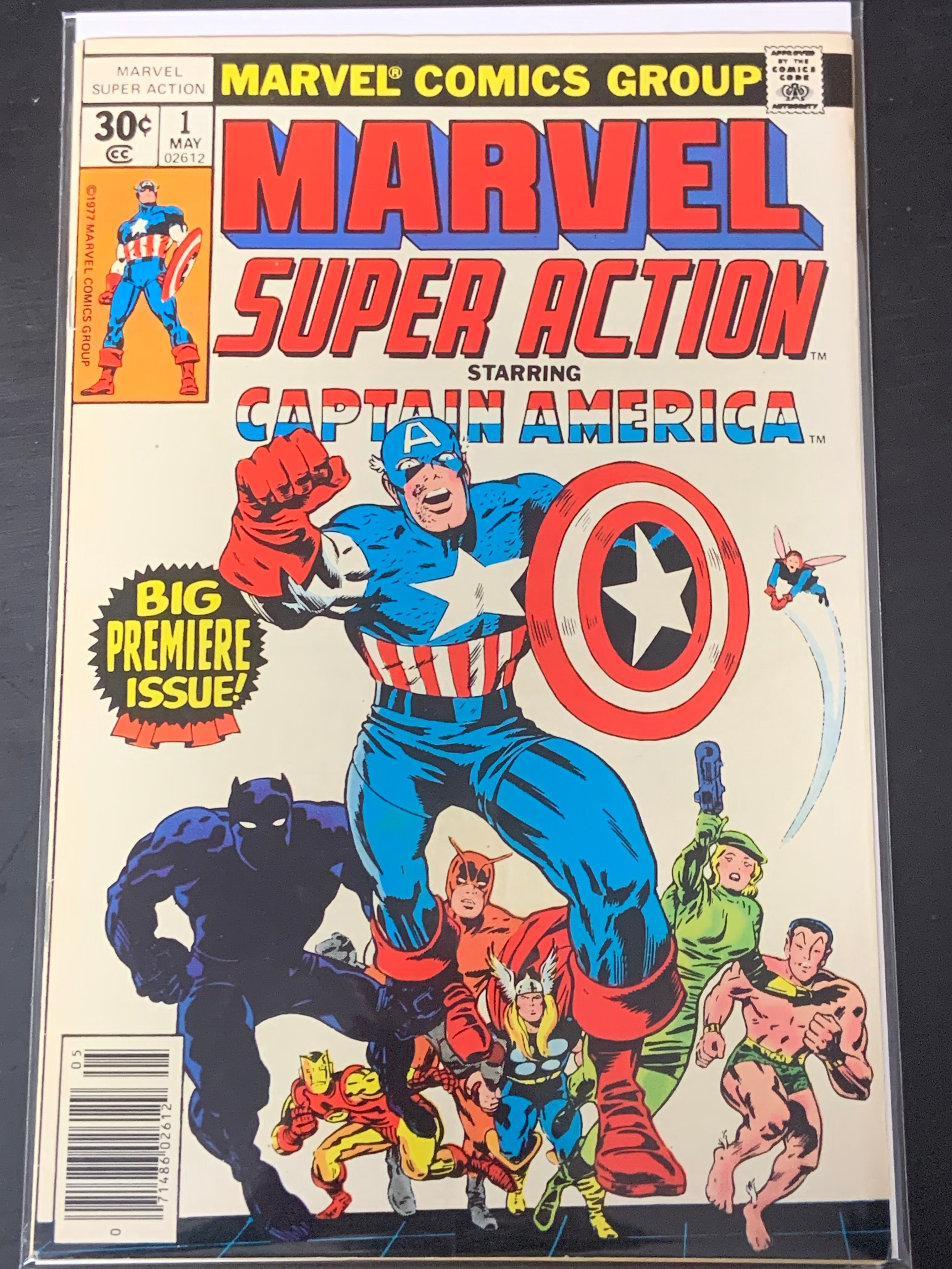 Marvel Super Action 1 1977 1st Reprint of C.A #100