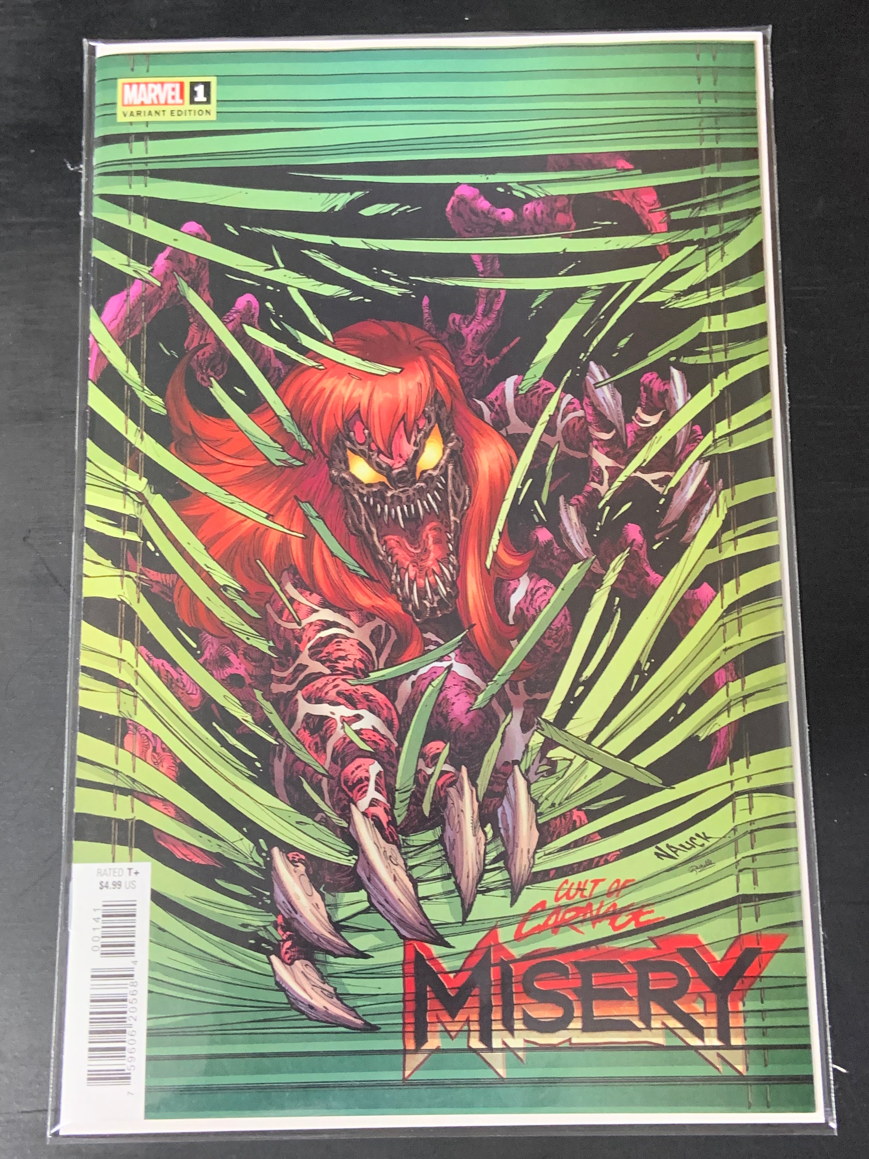 Cult of Carnage Misery 1 Marvel 2023 Todd Nauck Shades Variant