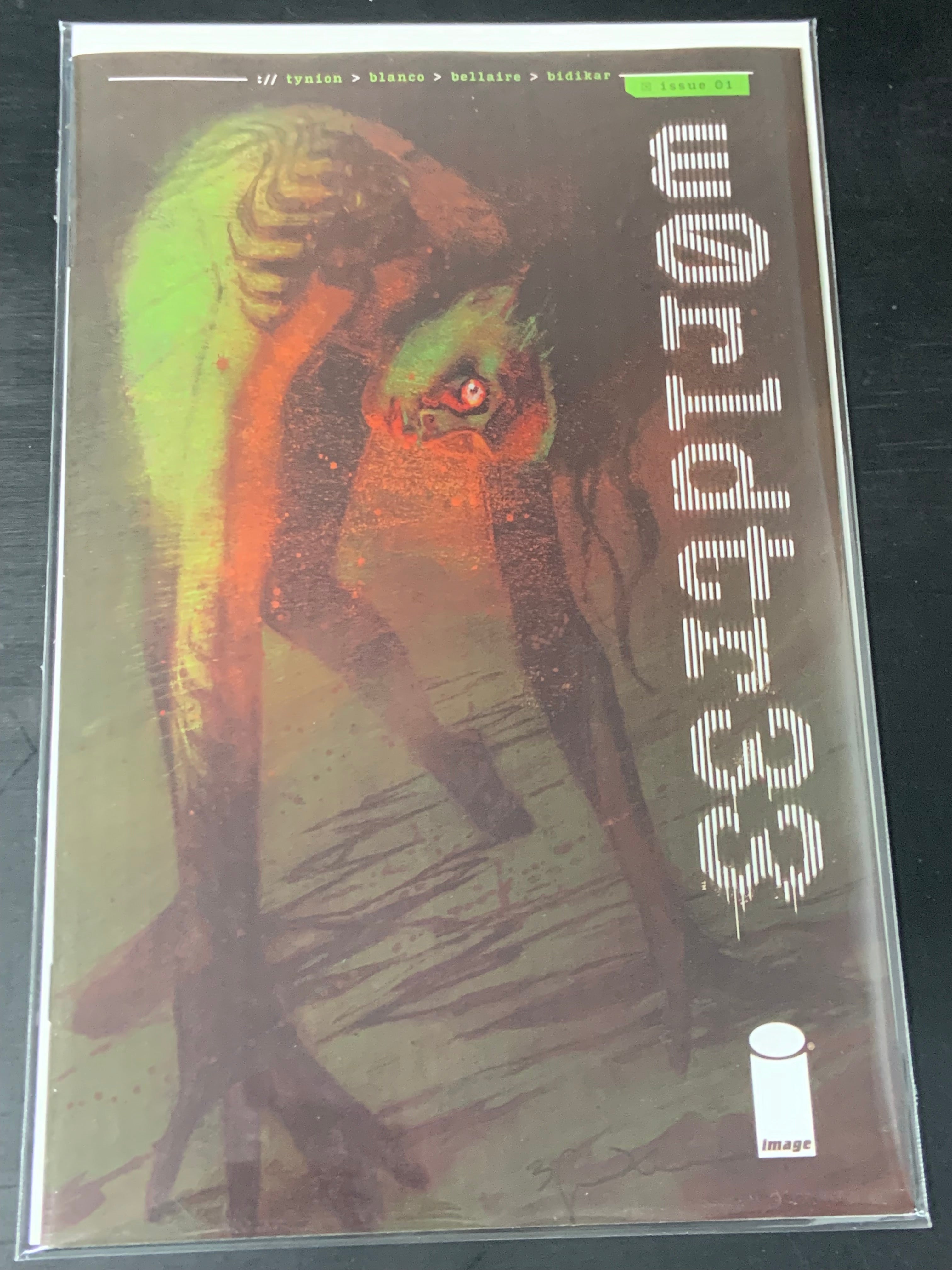 W0rldtr33 # 1 Image 2023 1:25 Bill Sienkiewicz Variant Non-Recalled Version