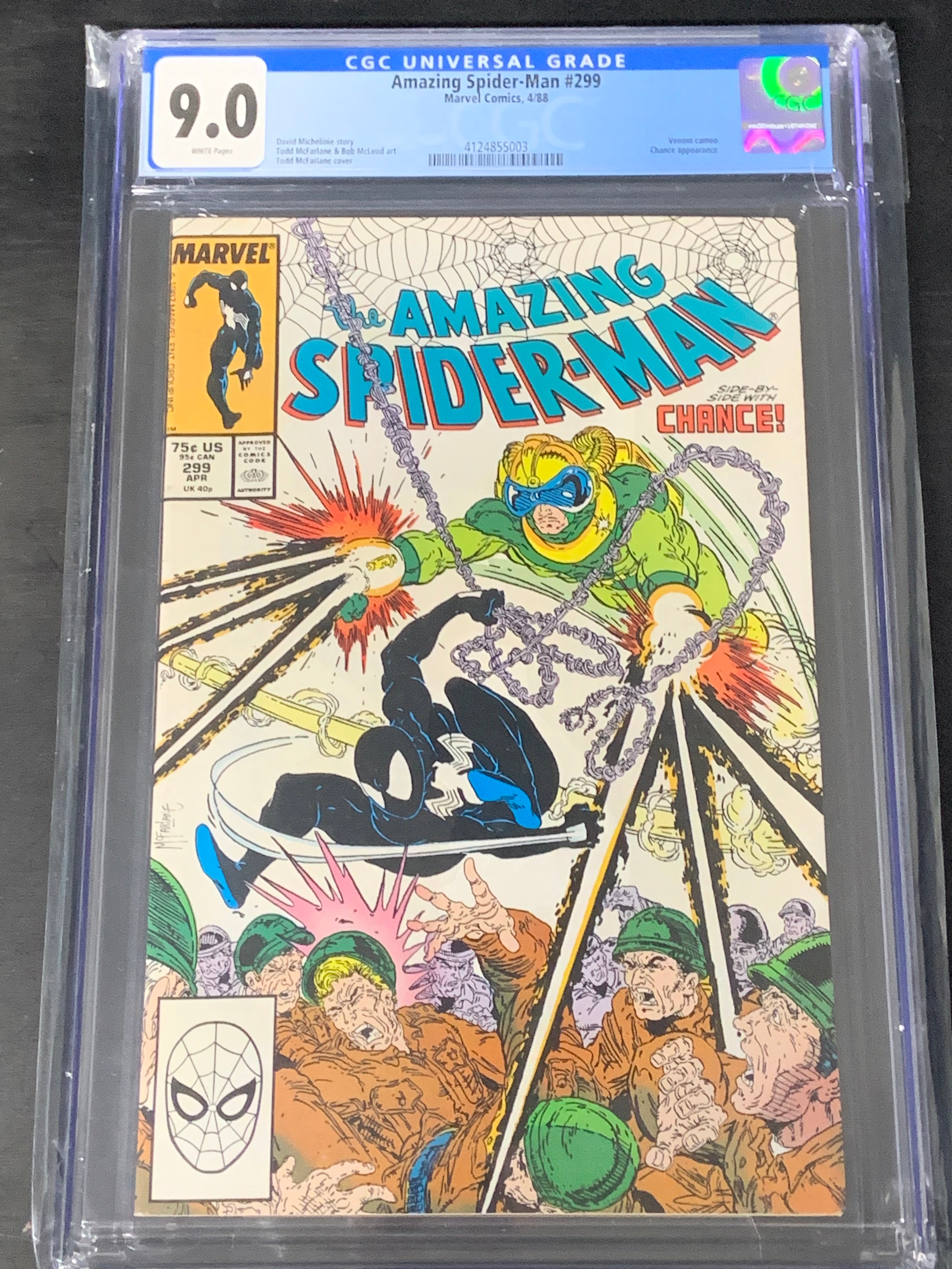 Amazing Spider-Man 299 Marvel Comics 1988 CGC 9.0 1st Appearance Of Venom