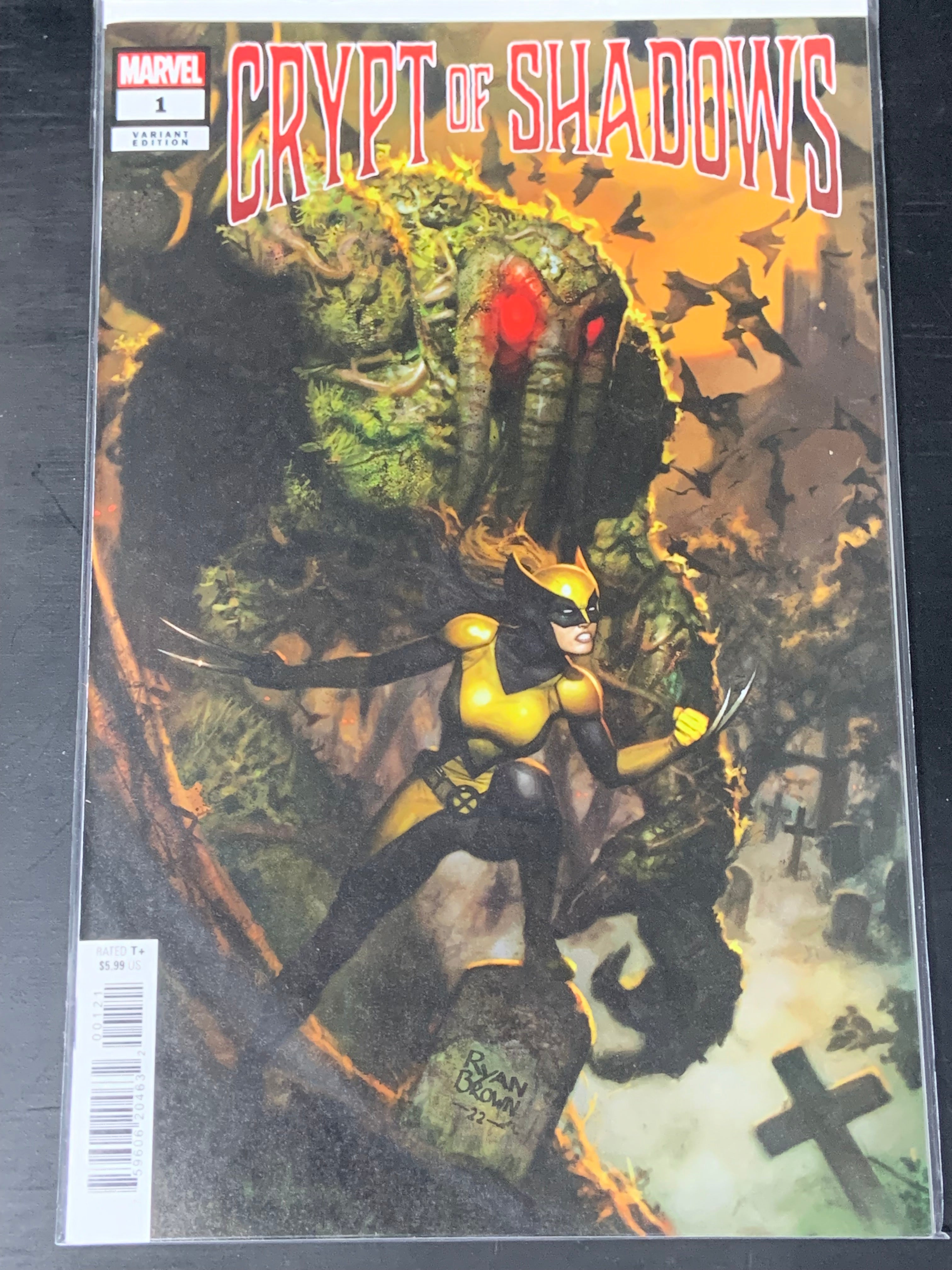 Crypt of Shadows 1 Marvel 2022 Ryan Brown Variant