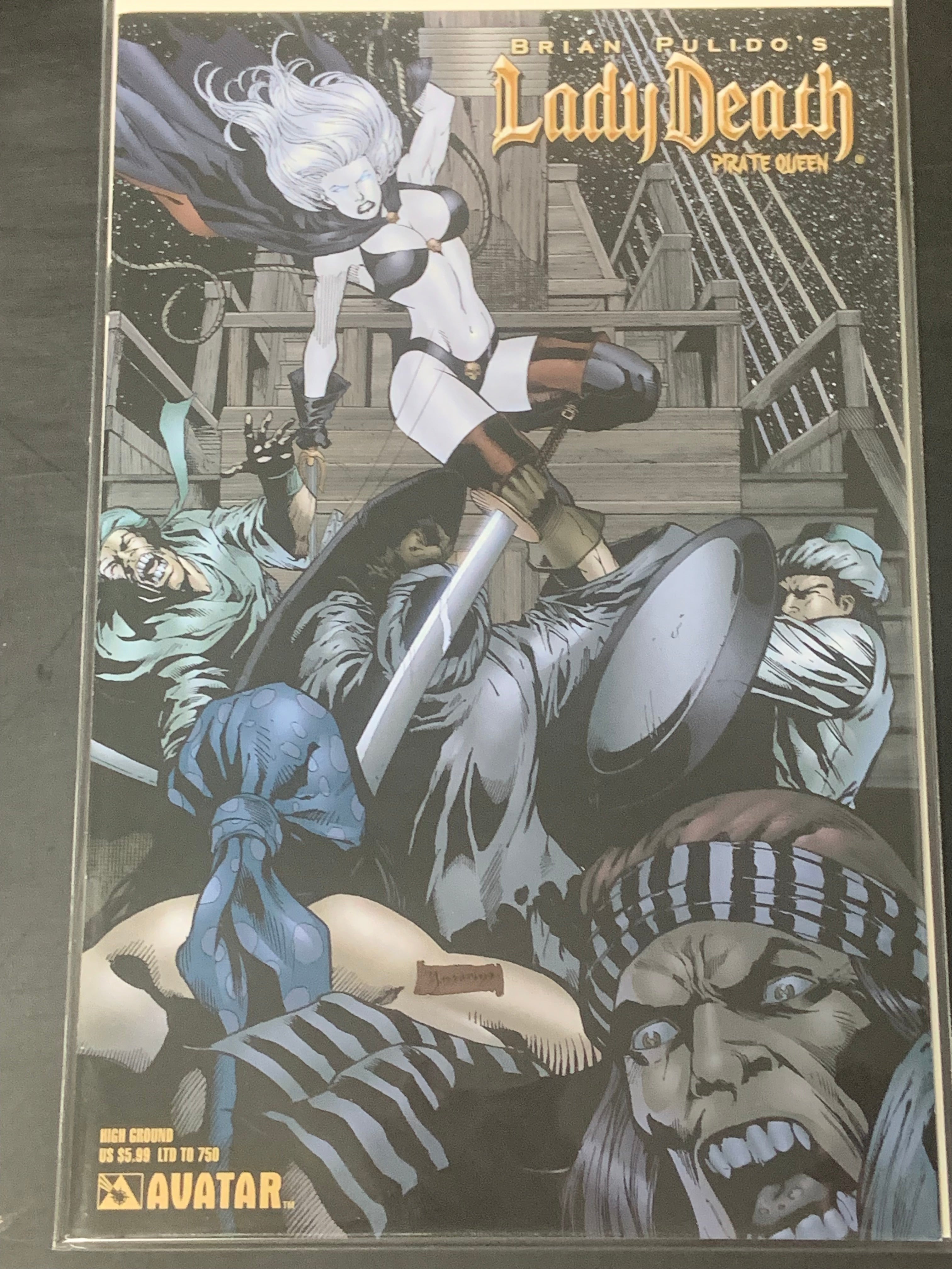 Lady Death: Pirate Queen Avatar Comics High Ground Edition Ltd. 750