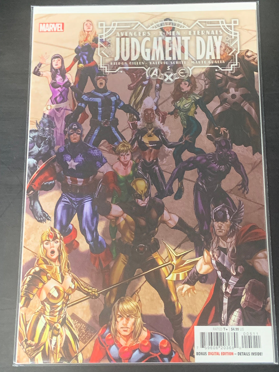 Axe Judgement Day 5 Marvel 2022 Cover A Mark Brooks Chaotic Comics