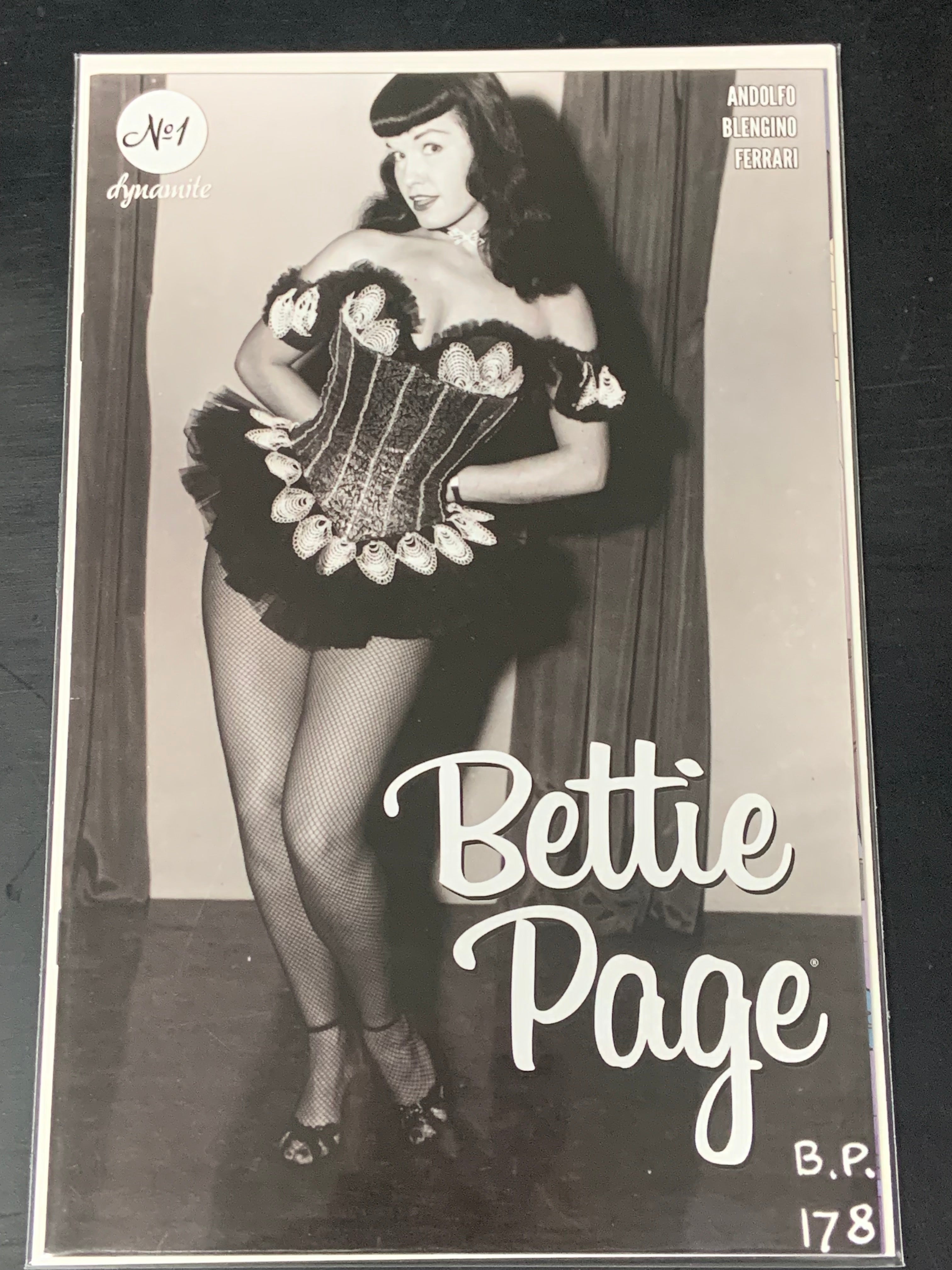 Bettie Page 1 Dynamite 2023 Cover F Photo Variant