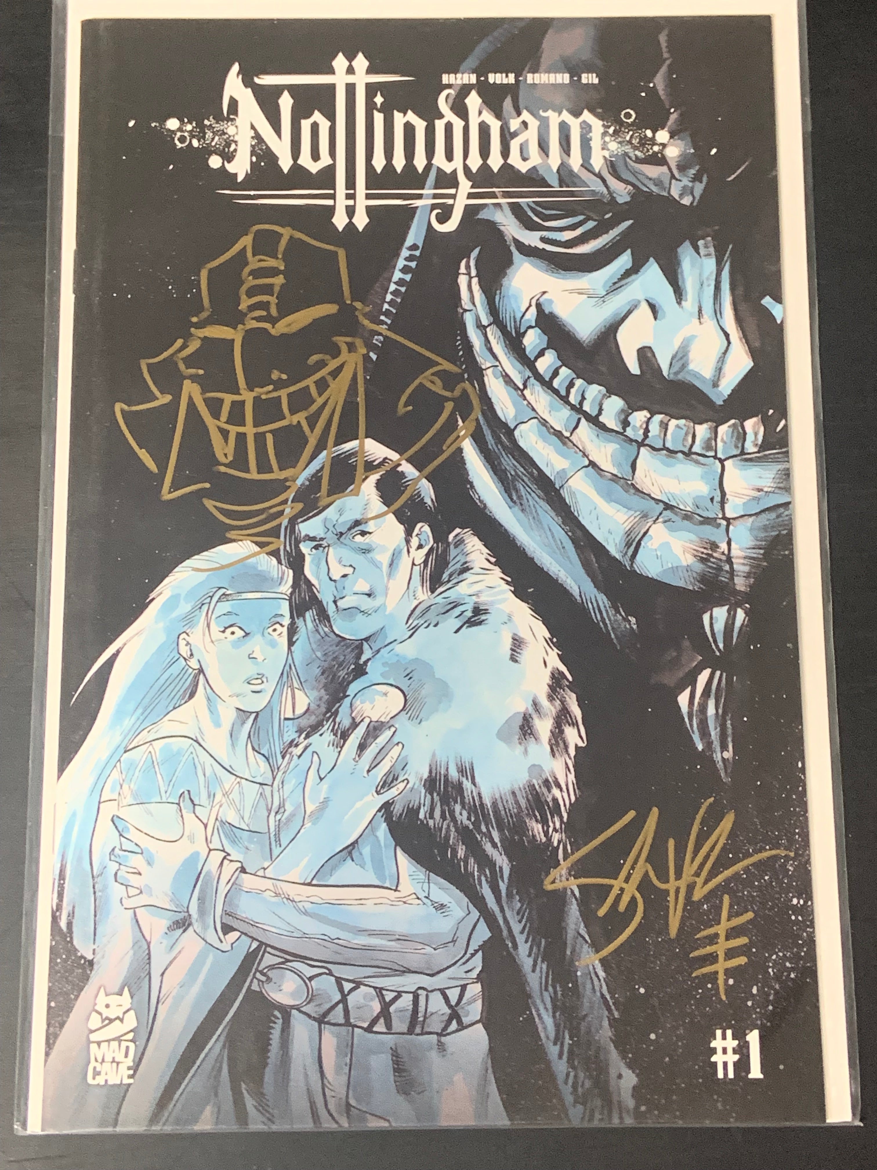 Nottingham 1 Mad Cave 2021 5th Printing Signed and Remarqued By Shane Volk