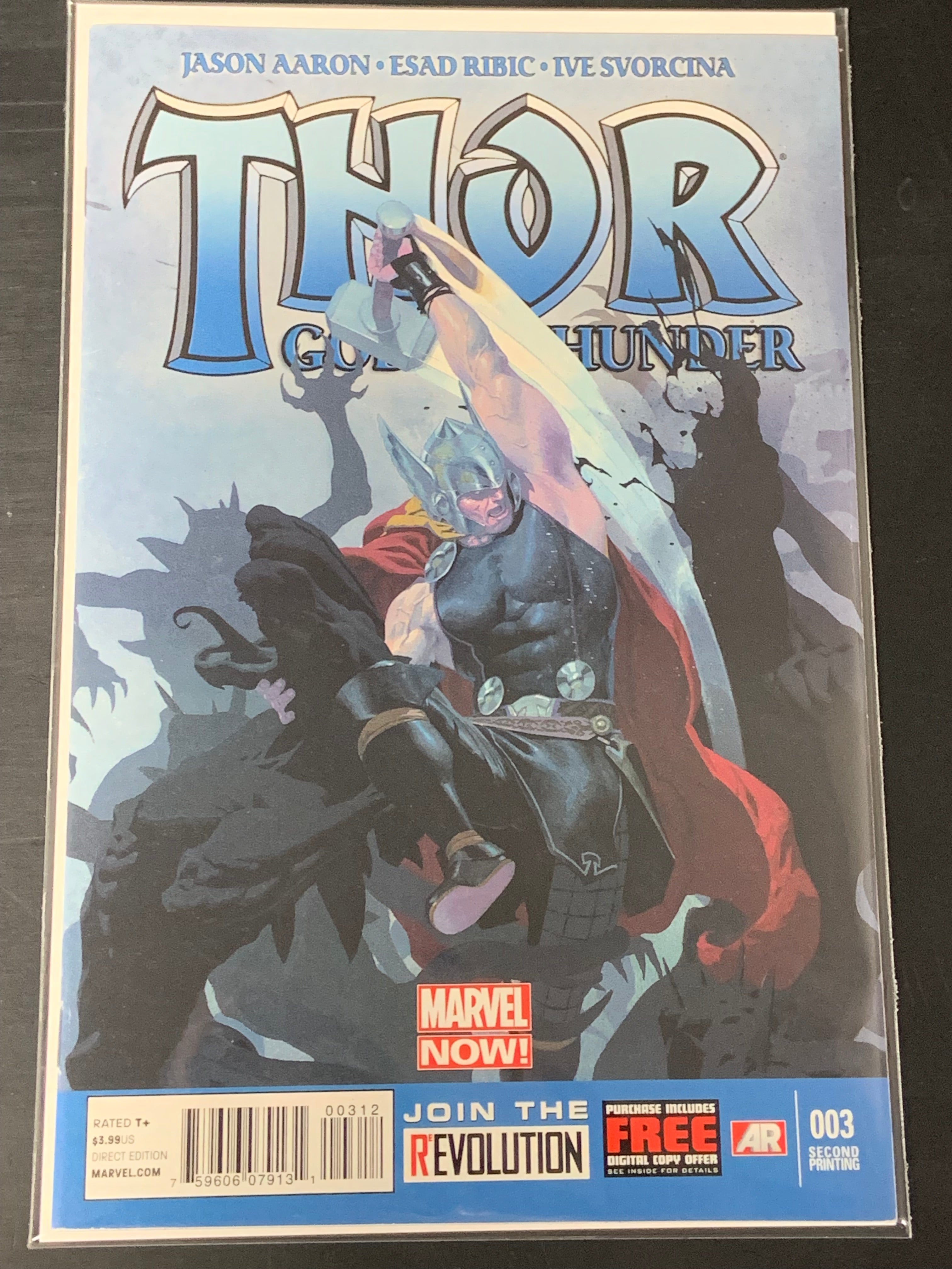 Thor God of Thunder 3 2nd Printing Marvel Comics 2013