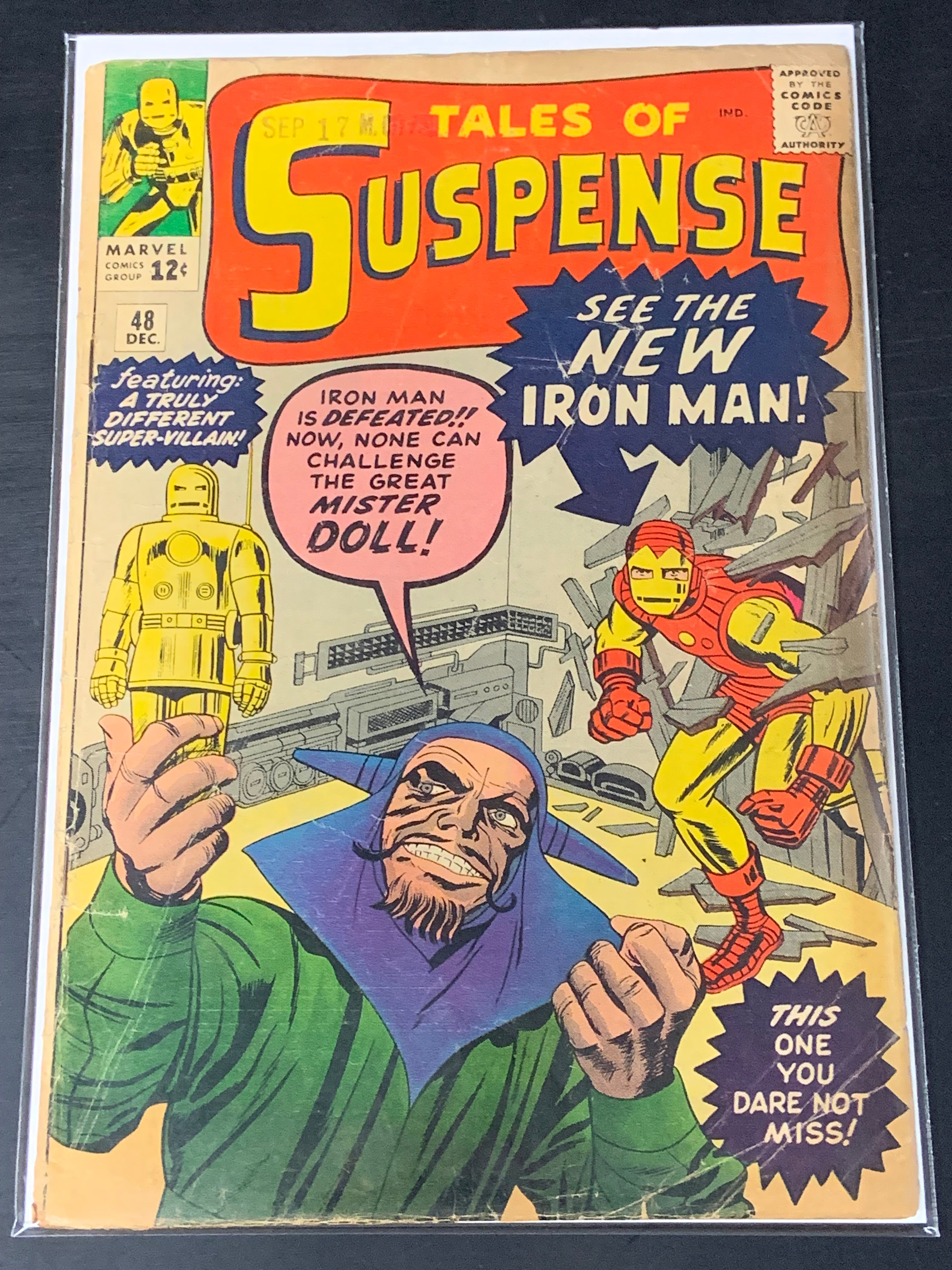 Tales of Suspense 48 Marvel 1963 1st App of Iron Man's Iconic Mark II Red & Gold Suit