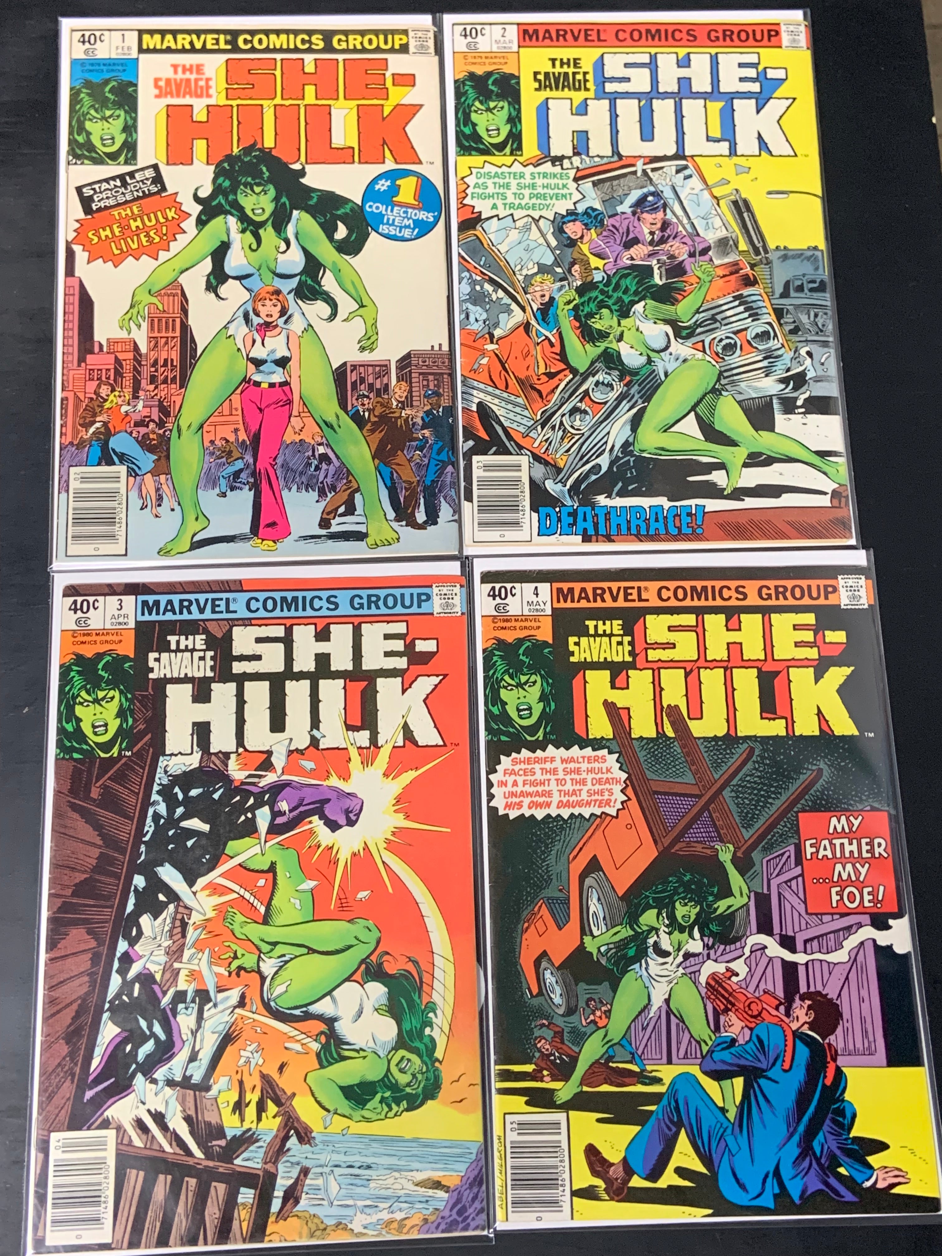 Savage She-Hulk 1-10 Marvel 1980 Set of 10, 1st App of She-Hulk & More