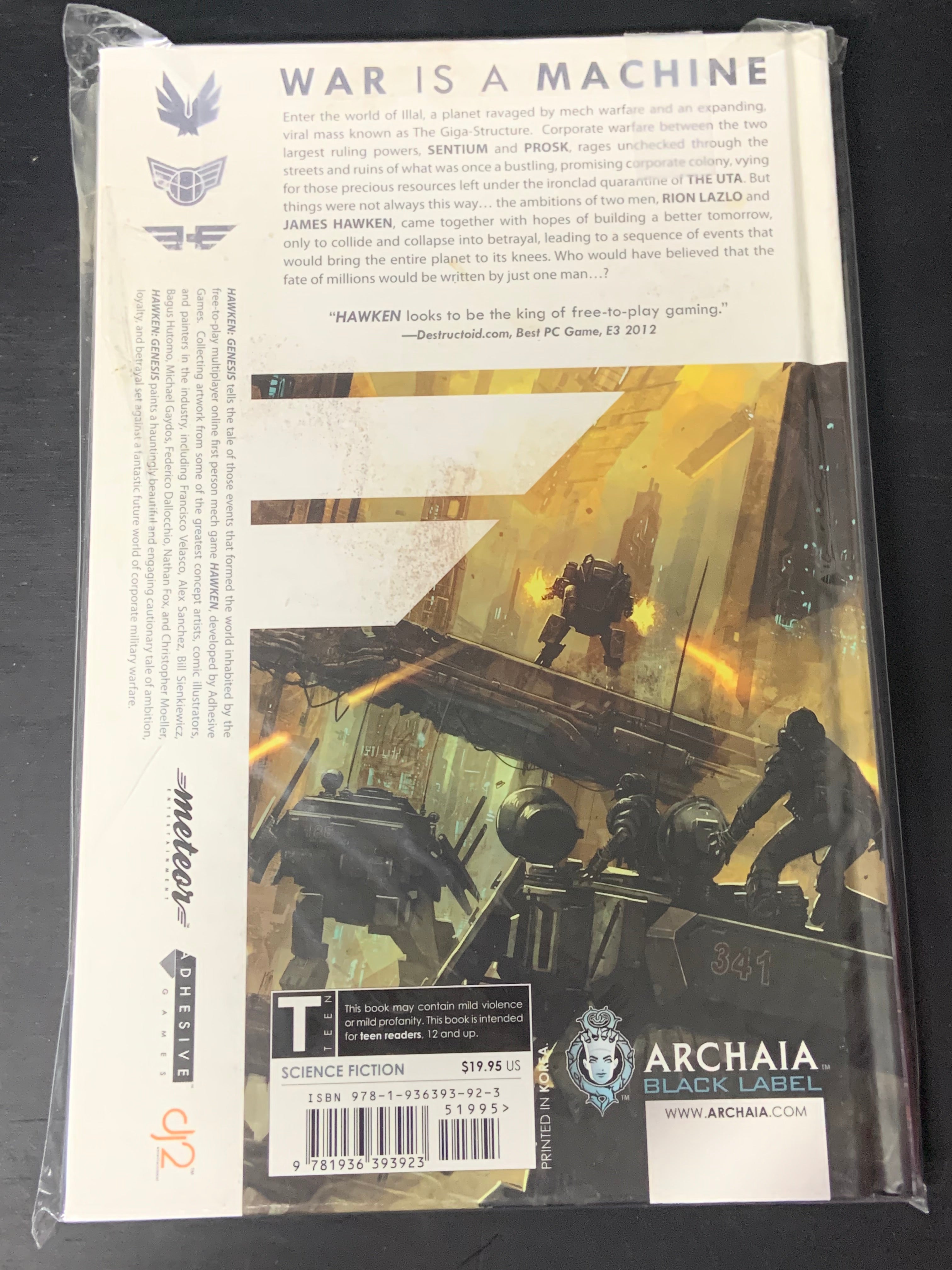Hawken: Genesis Hardcover Archaa Black Label