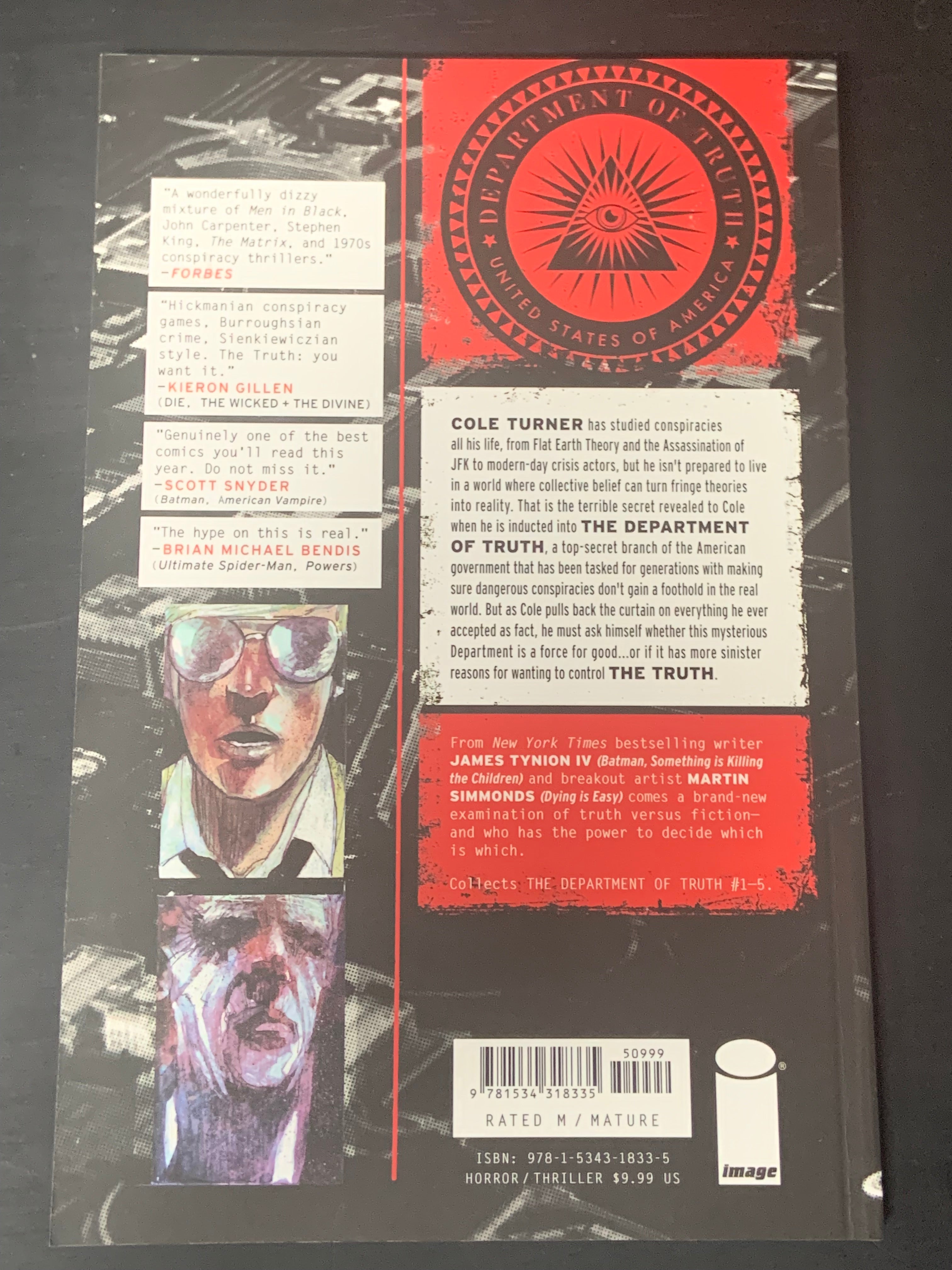 Department of Truth Vol.1 Image Trade Paperback