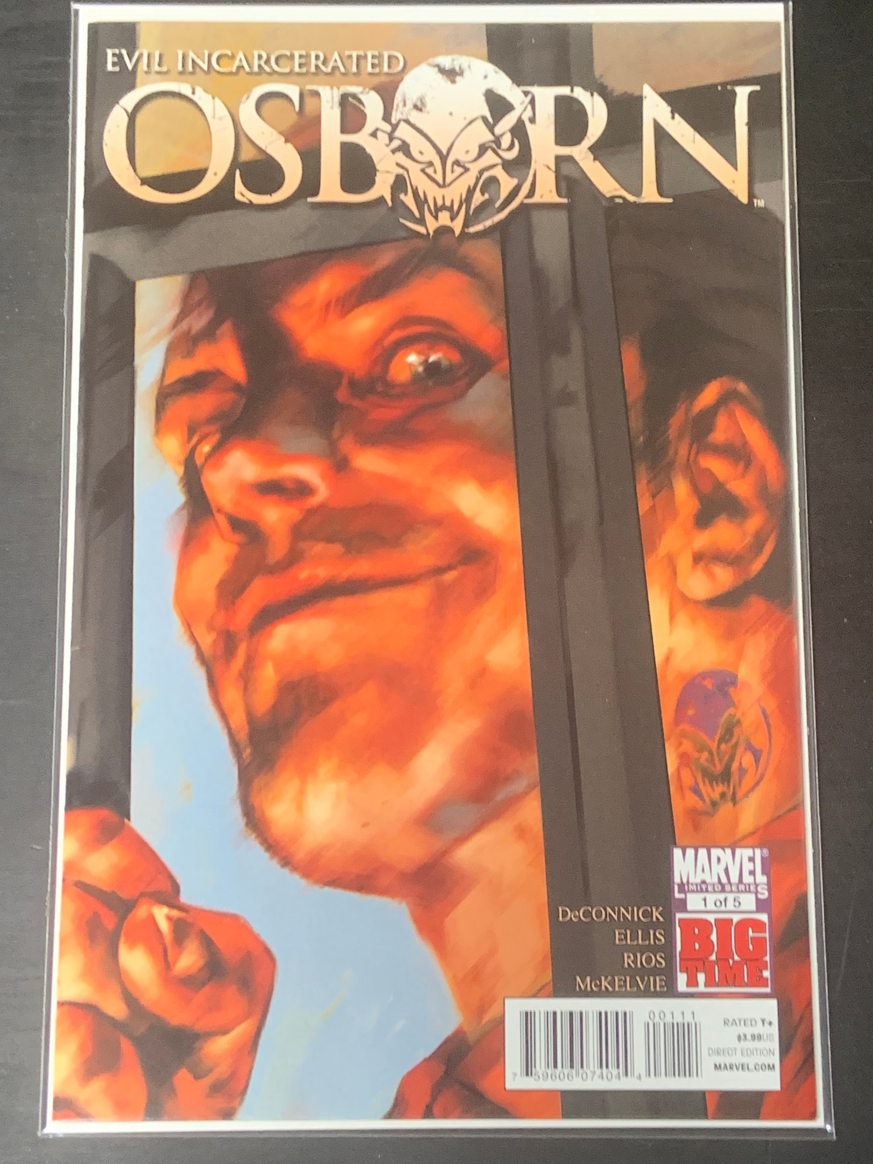 Evil Incarcerated Osborn 1 Marvel 2011 1st App of Toxie Doxie, 2nd Scarlet Witch