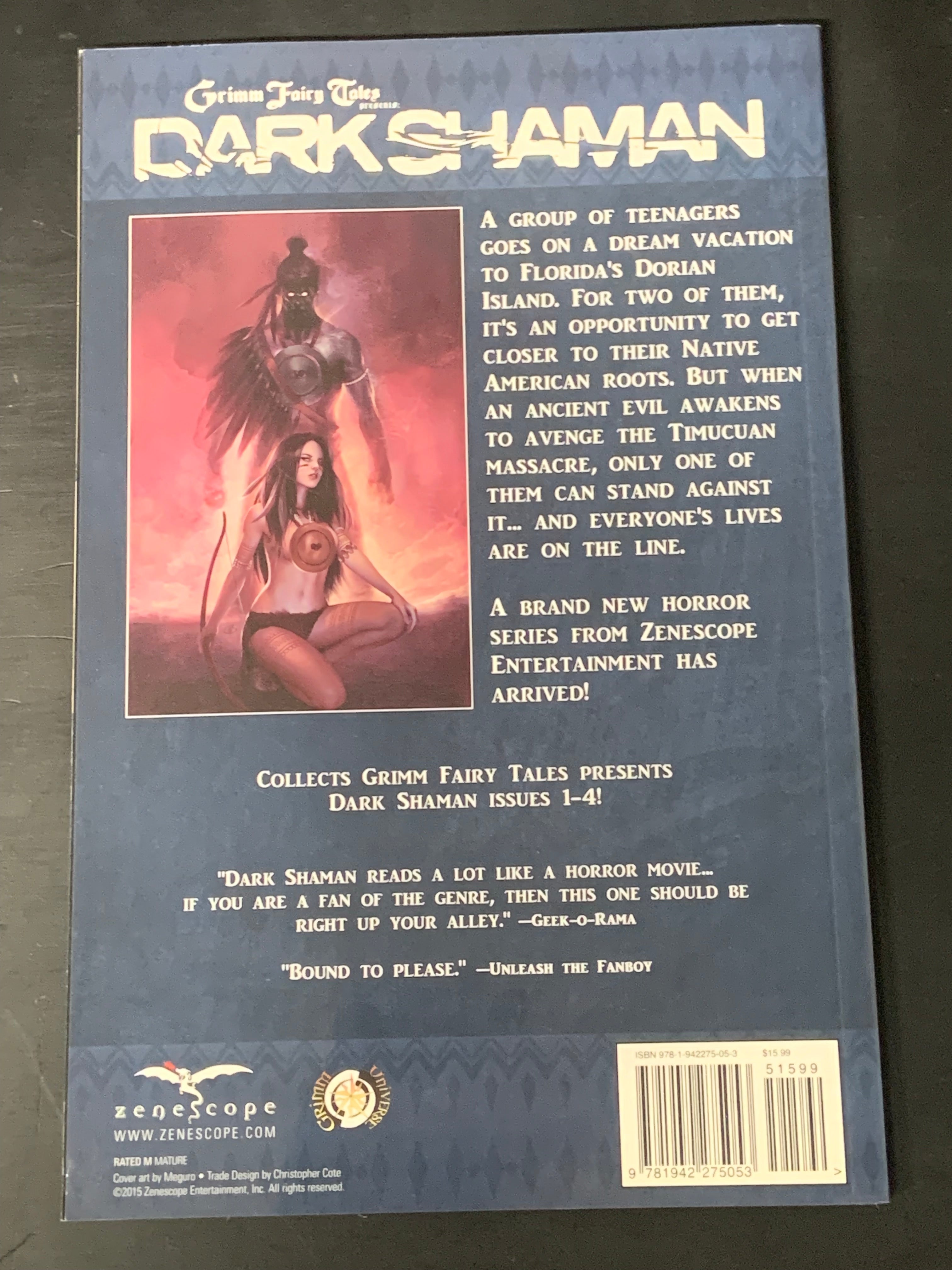 Grimm Fairy Tales Presents The Dark Shaman Trade Paperback