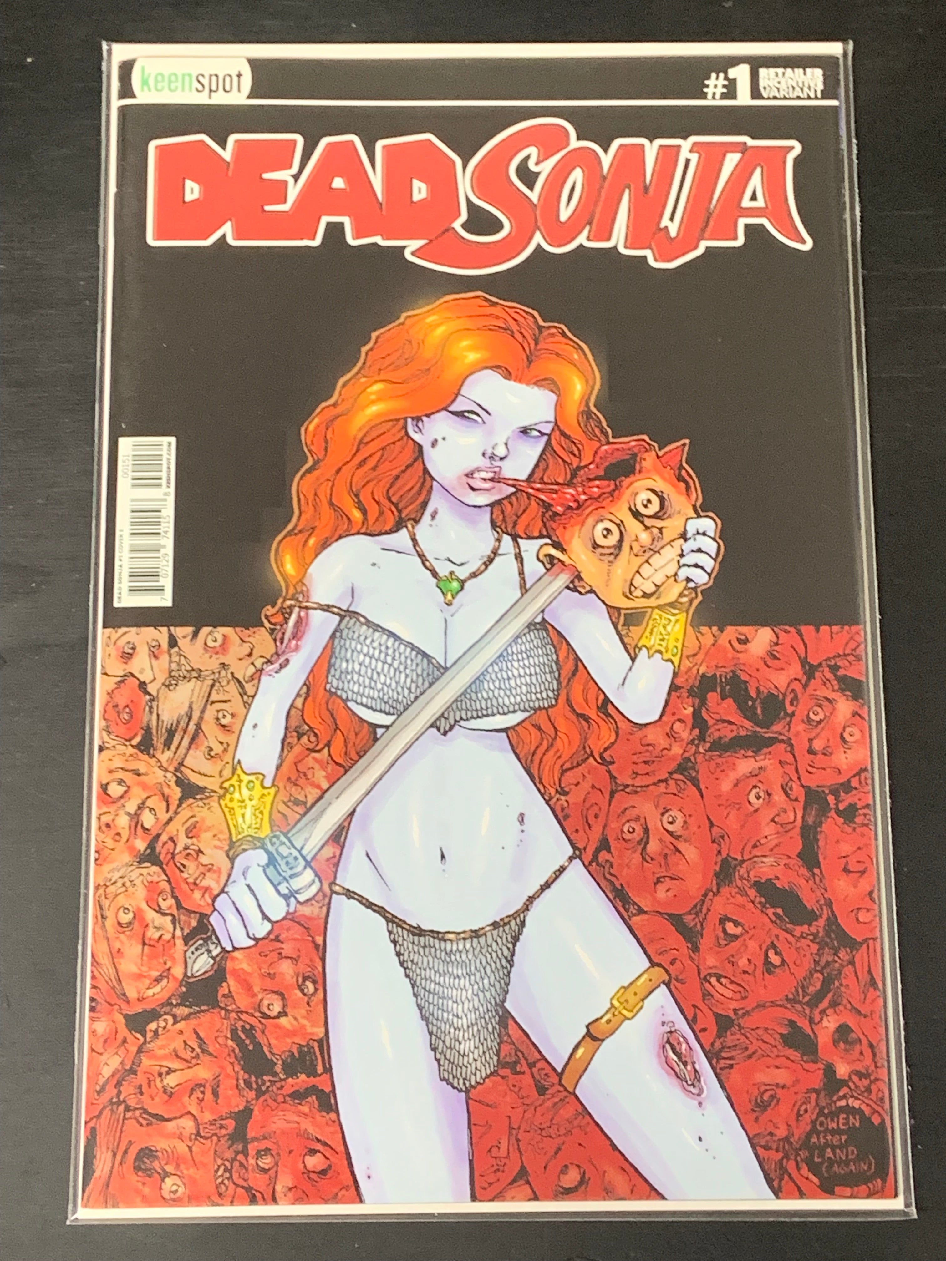 Dead Sonja 1 Keenspot 2019 1:5 Splat Queen Incentive Variant