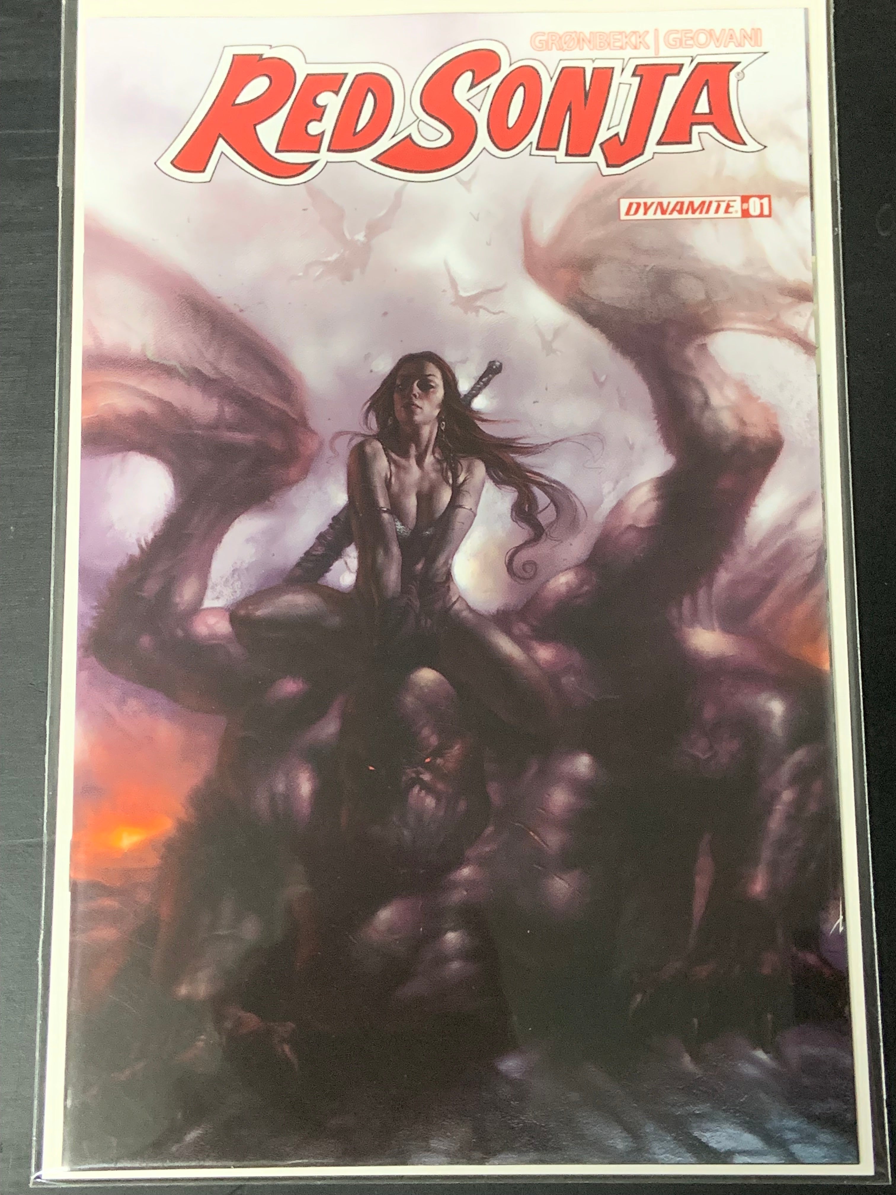 Red Sonja 1 Dynamite 2023 Parrillo 1:10 Variant