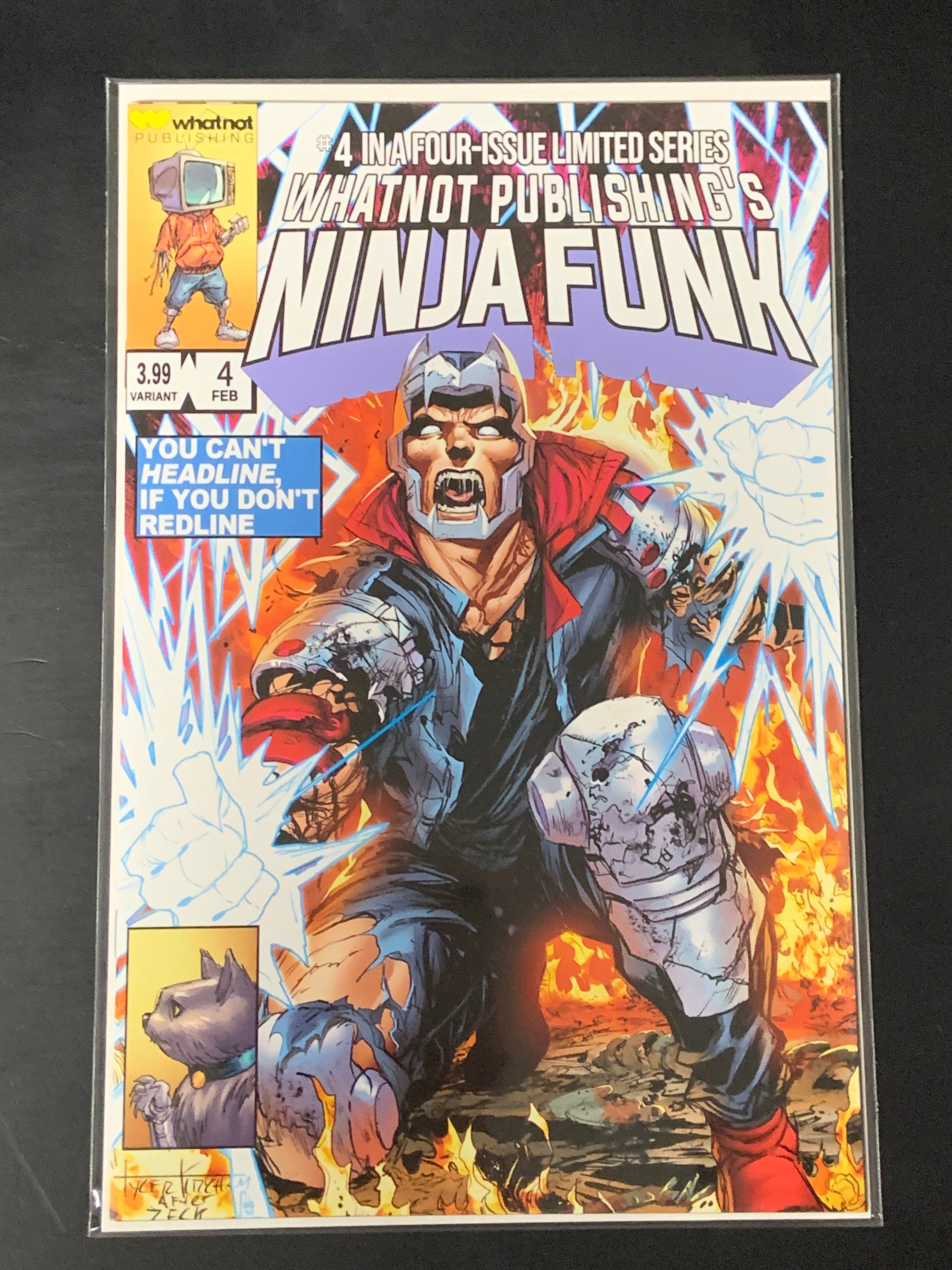 Ninja Funk 4 WhatNot Publishing 2023 Tyler Kirkham Homage Cover