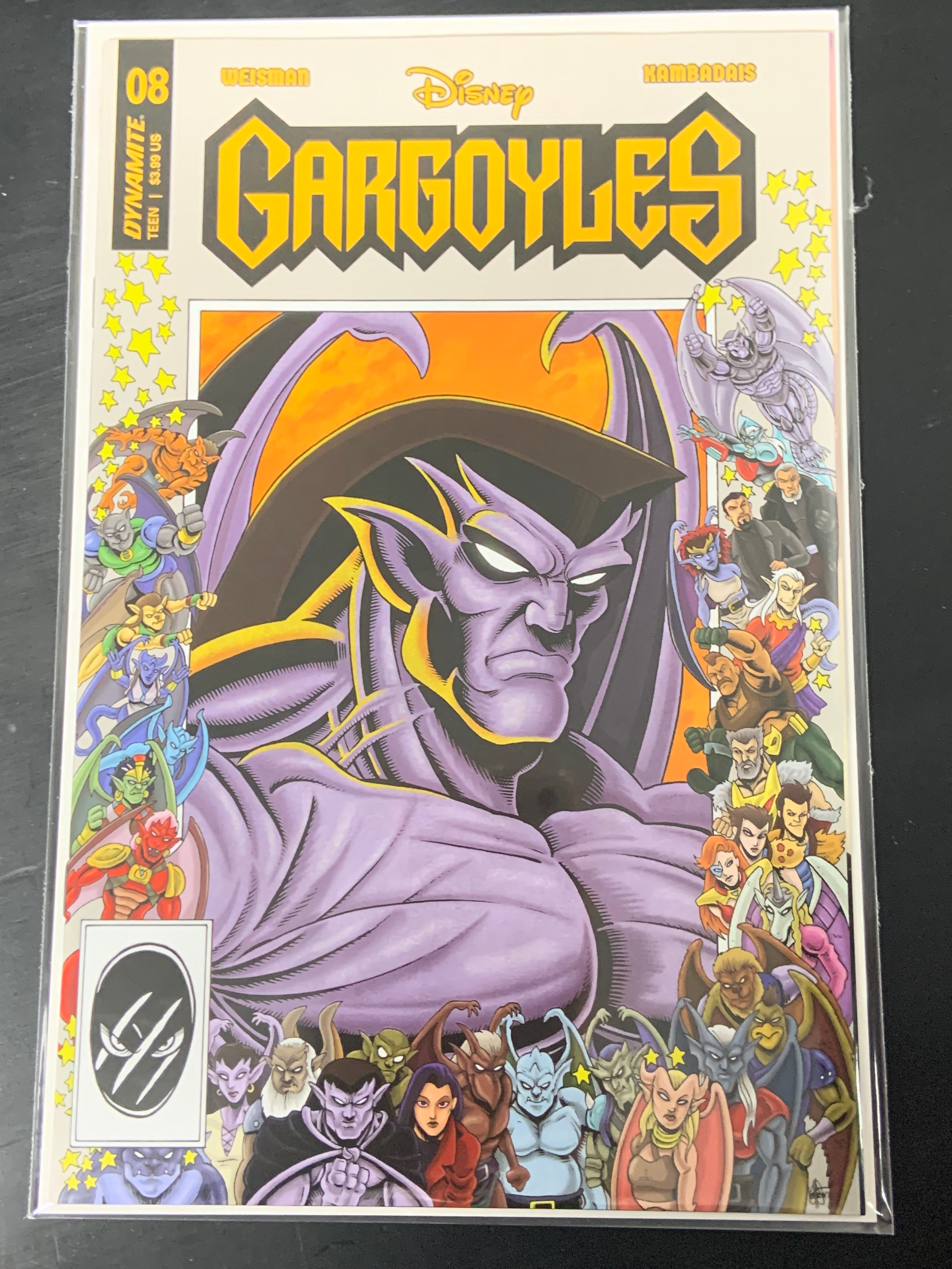 Gargoyles 8 Dynamite 2023 FOC Homage Variant