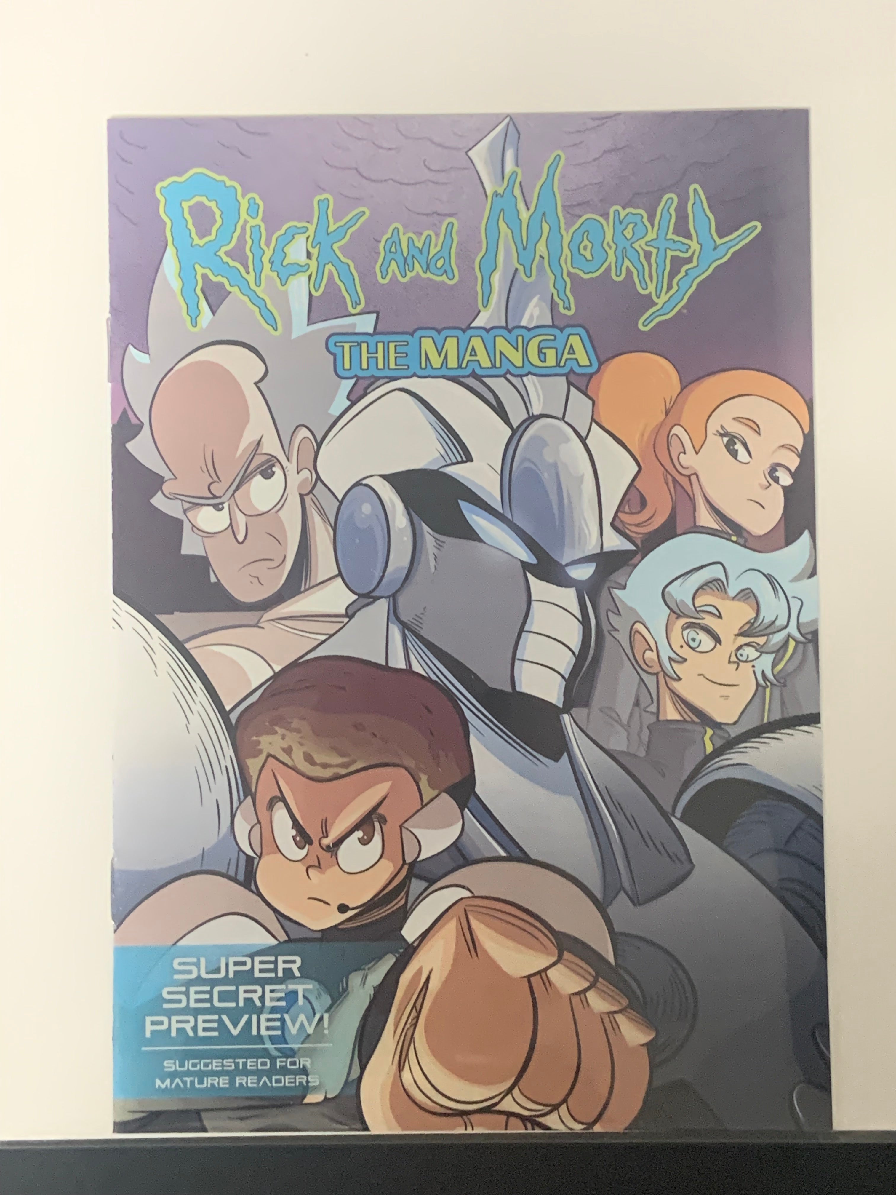Rick and Morty The Manga Super Secret Preview Ashcan One Per Store
