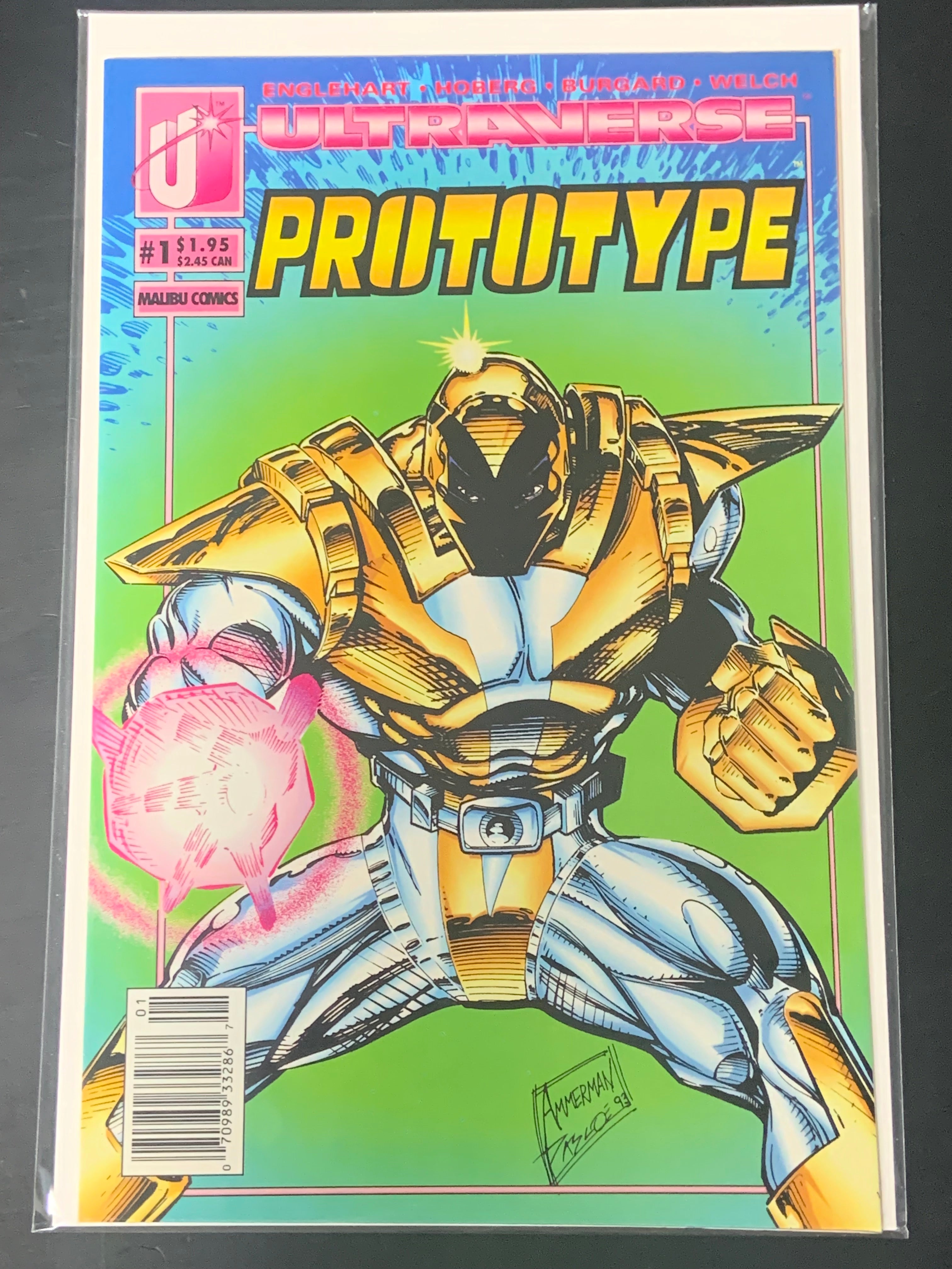 Prototype 1 Malibu Ultraverse 1993 Newsstand Edition