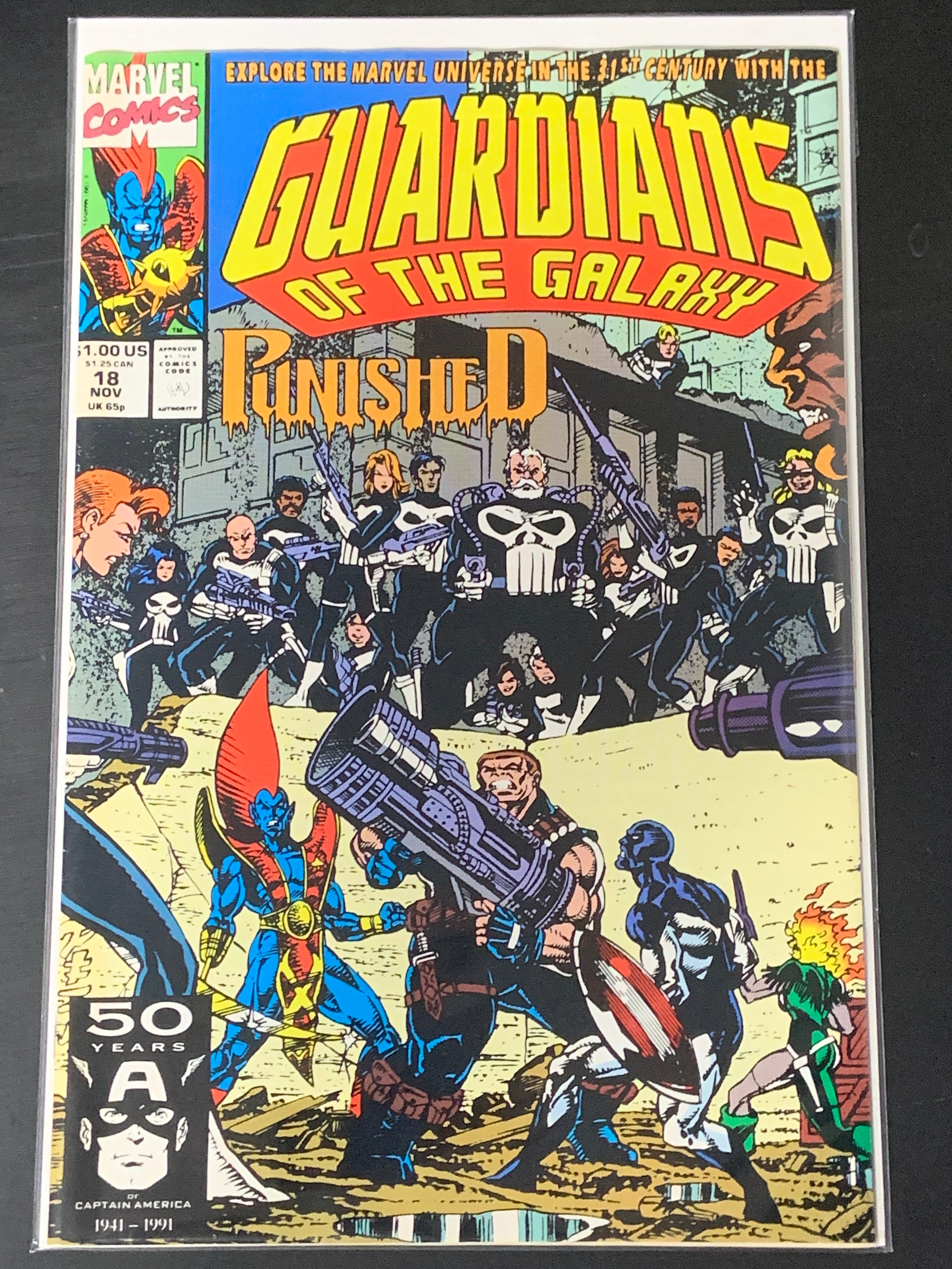 Guardians of the Galaxy 18 Marvel 1991 1st Solo Series