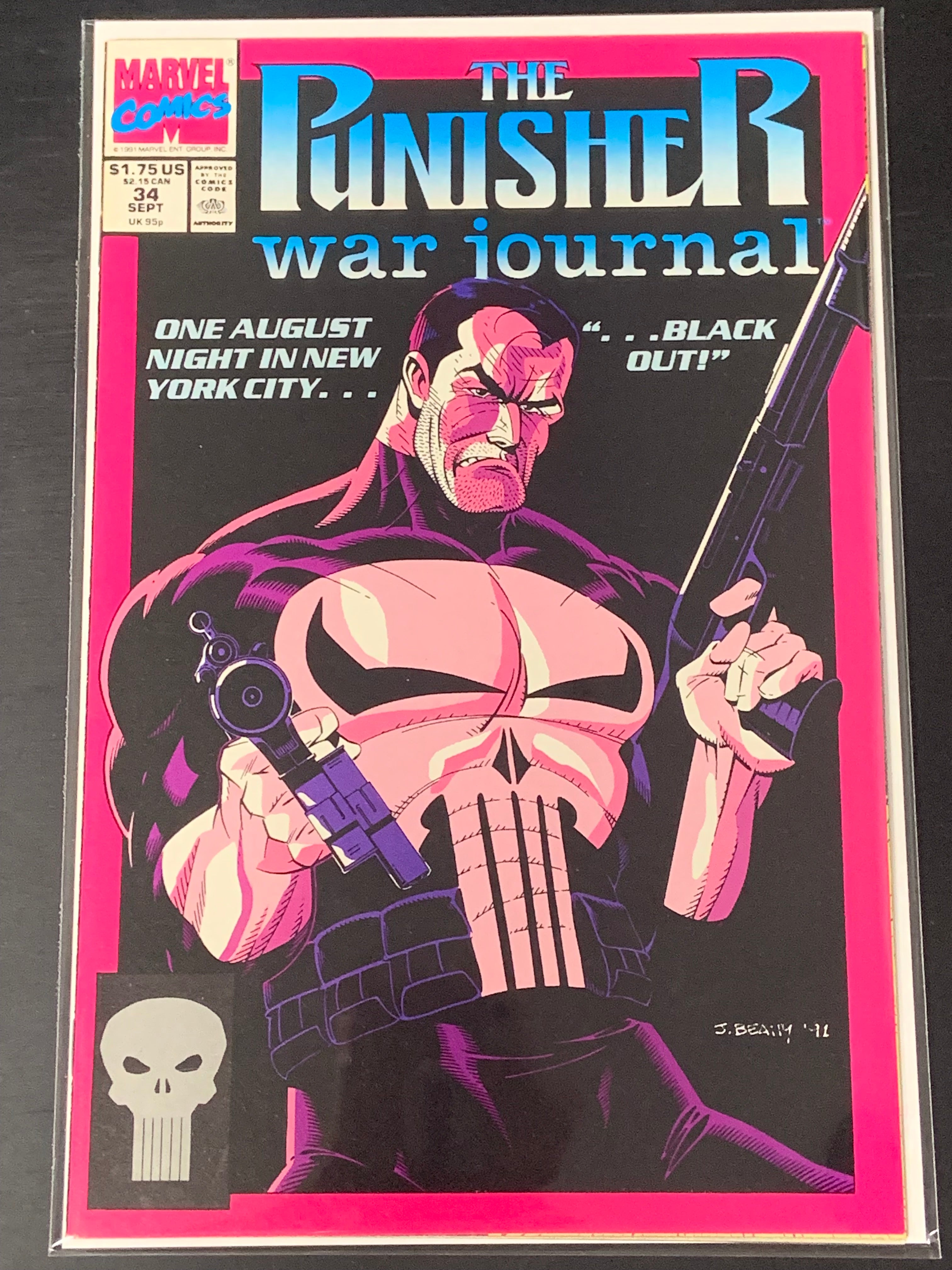 The Punisher War Journal 34 Marvel 1991