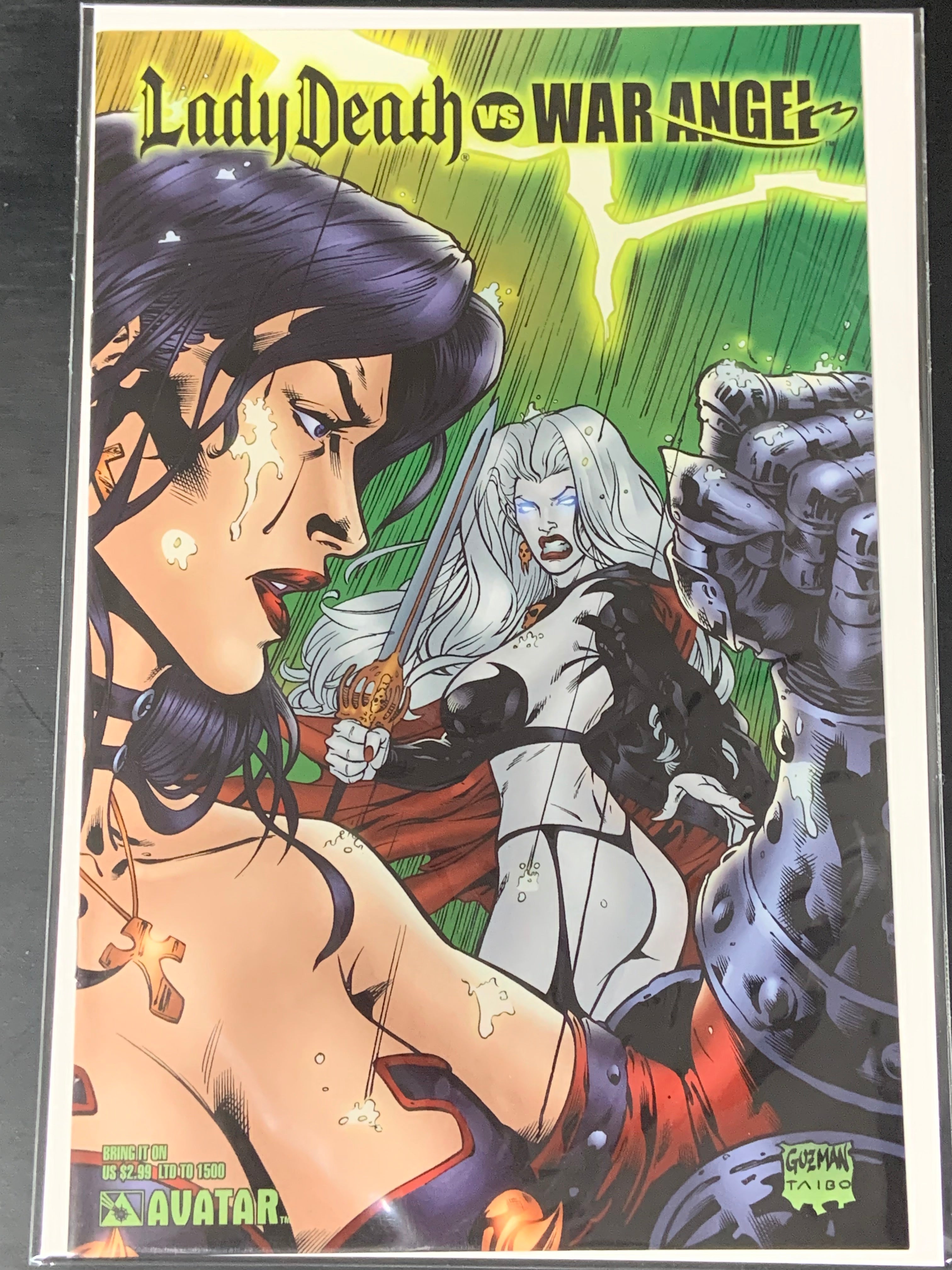 Lady Death vs War Angel 1 Avatar Comics, Bring It On Edition Ltd. 1500