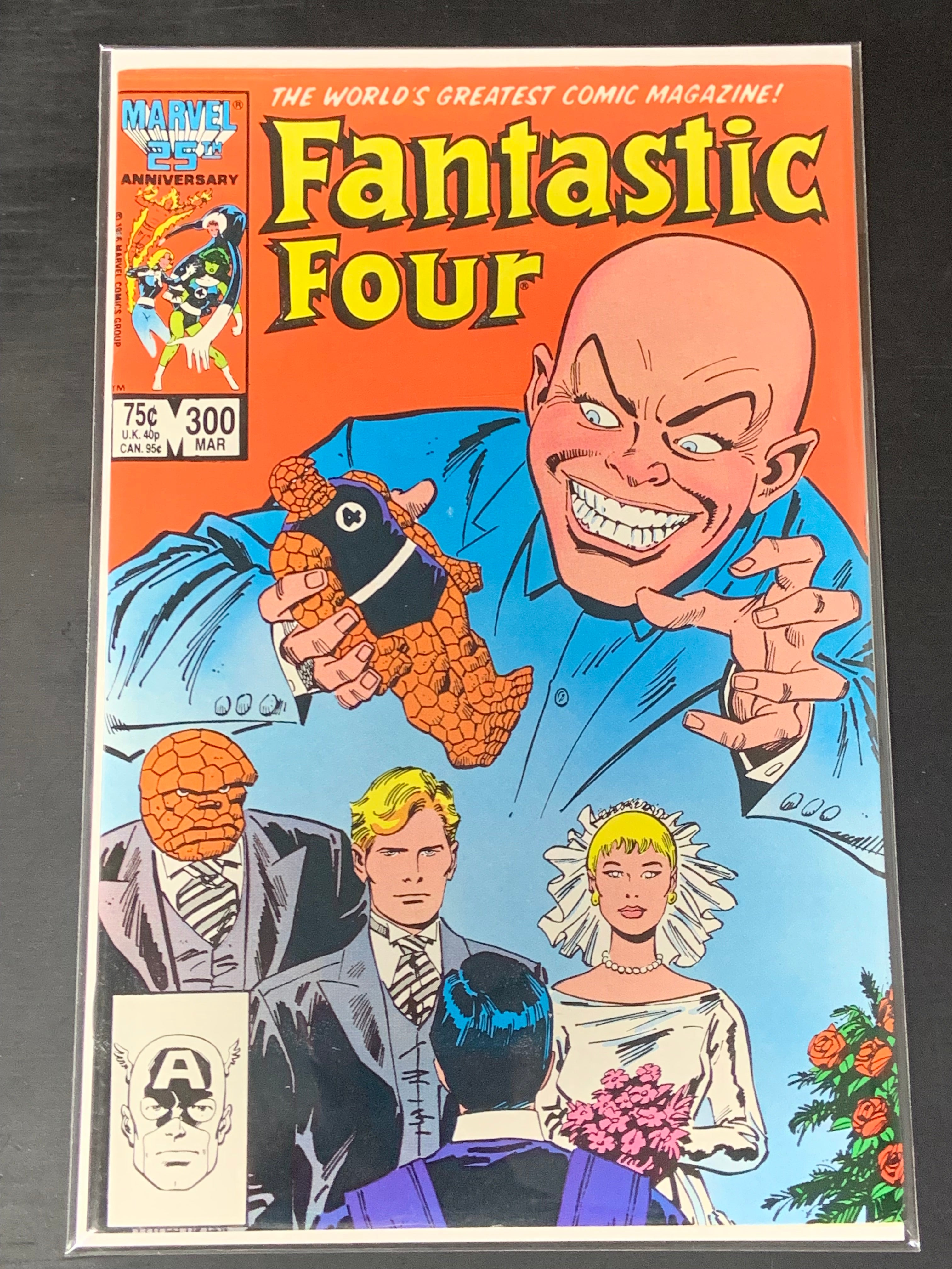Fantastic Four 300 Marvel 1986 Wedding of Johnny Storm & Alicia Masters