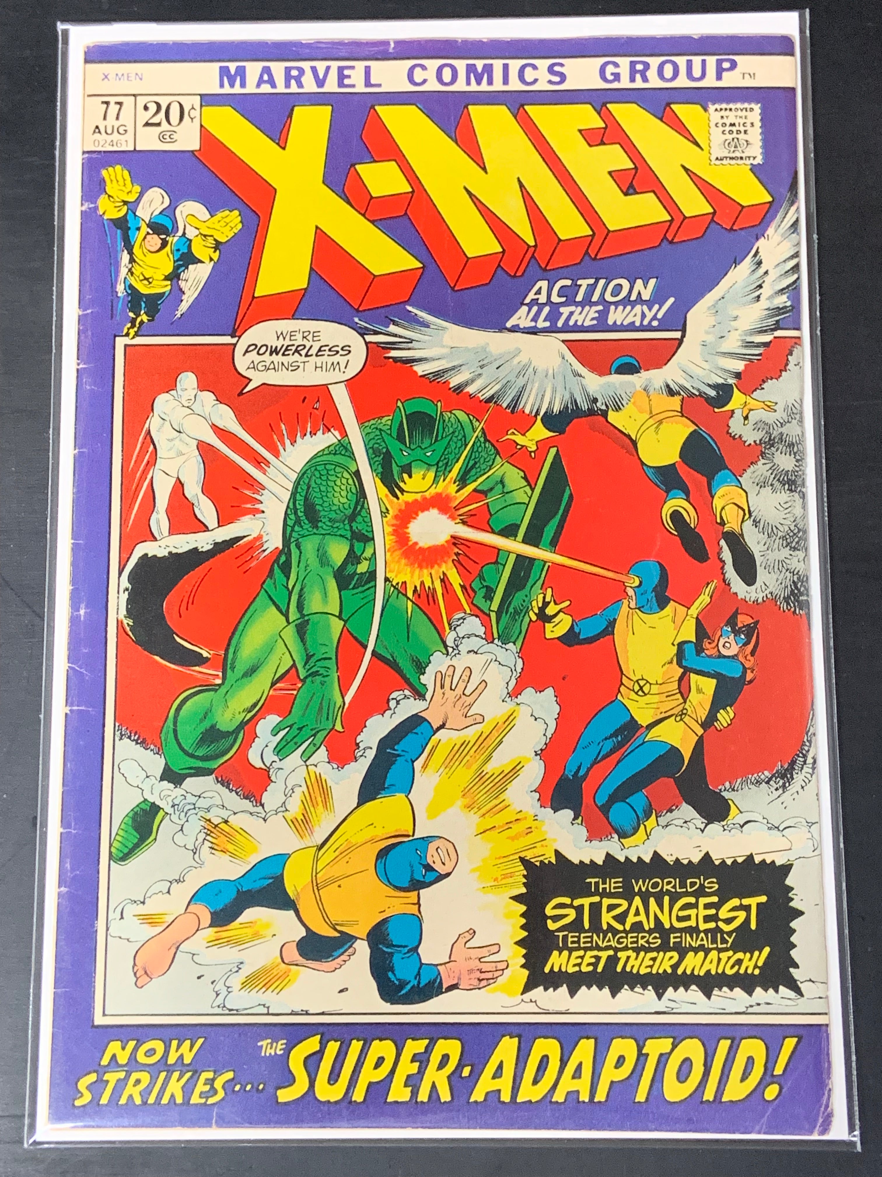 X-Men 77 Marvel 1972 Scarce Bronze Age book, reprints X-Men #29