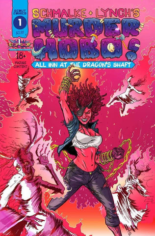 MURDER HOBO: ALL INN AT THE DRAGON'S SHAFT #1 - GLOW IN THE FRICKIN DARK! EXCLUSIVE