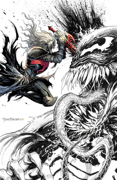 VENOM 28 TYLER KIRKHAM SECRET COLOR SPLASH VIRGIN EXCLUSIVE