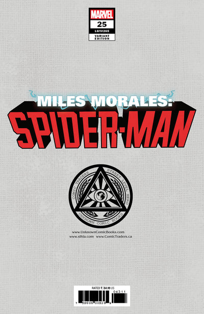 MILES MORALES SPIDER-MAN #25 MARVEL TYLER KIRKHAM EXCLUSIVE
