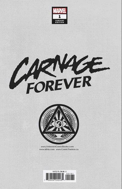 CARNAGE FOREVER 1 GABRIELE DELL'OTTO EXCLUSIVE