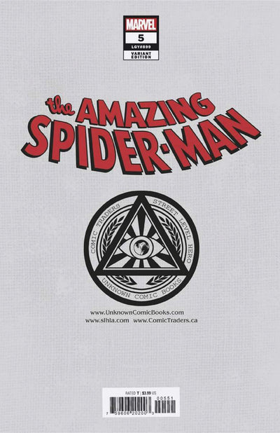 AMAZING SPIDER-MAN 5 R1C0 EXCLUSIVE VIRGIN