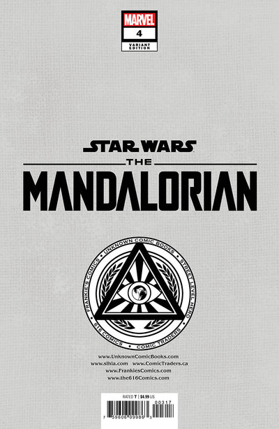 STAR WARS: THE MANDALORIAN 4 PATCH ZIRCHER EXCLUSIVE VIRGIN