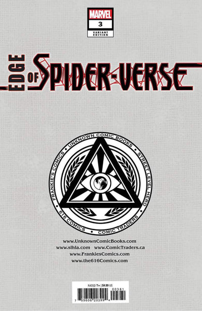 EDGE OF SPIDER-VERSE 3 TYLER KIRKHAM EXCLUSIVE VIRGIN