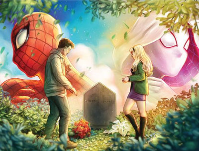 AMAZING SPIDER-MAN 7 & 8 EDGE EXCLUSIVE VIRGIN CONNECTING 2 PACK