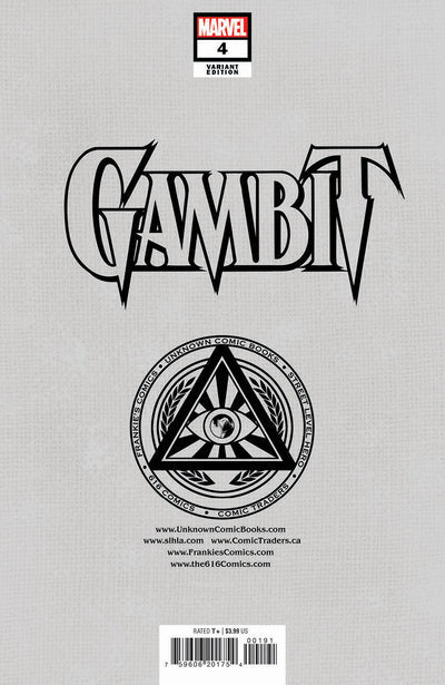 GAMBIT #4 TONY DANIELS EXCLUSIVE VIRGIN