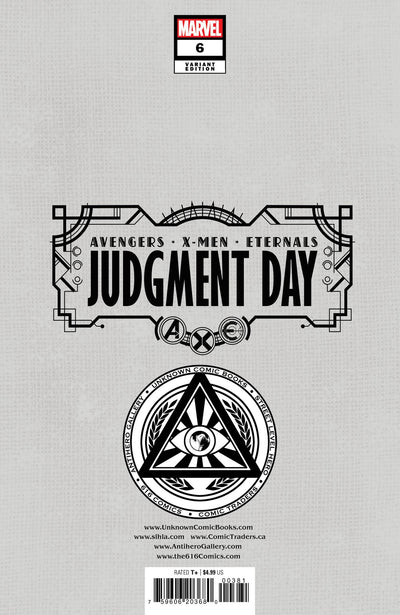 A.X.E.: JUDGMENT DAY 6 DAVID NAKAYAMA EXCLUSIVE VIRGIN