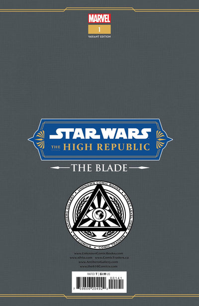 STAR WARS THE HIGH REPUBLIC THE BLADE 1 VILLANELLI EXCLUSIVE VIRGIN