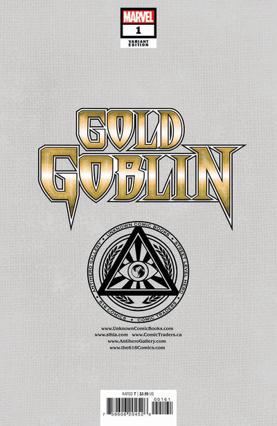 GOLD GOBLIN 1 ALAN QUAH EXCLUSIVE VIRGIN