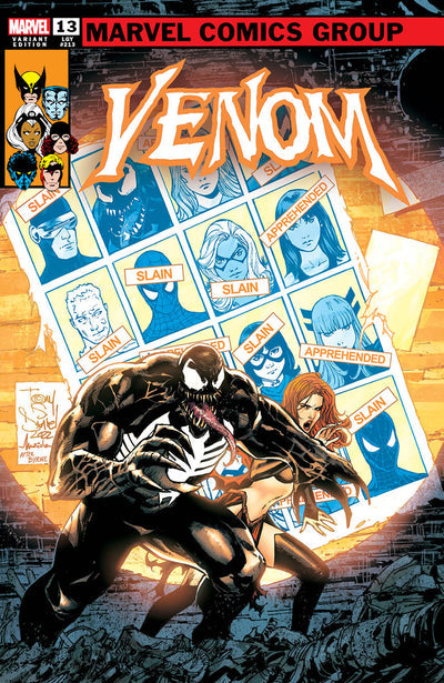 VENOM 13 MARVEL TONY DANIEL EXCLUSIVE
