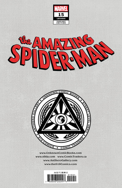 AMAZING SPIDER-MAN 15 R1C0 EXCLUSIVE