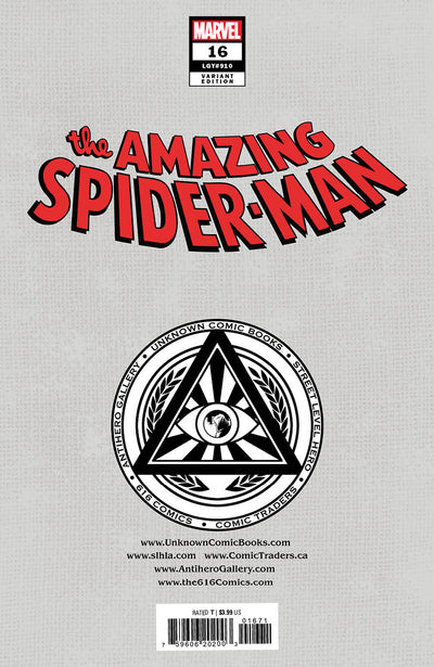 AMAZING SPIDER-MAN 16 TONY DANIEL EXCLUSIVE