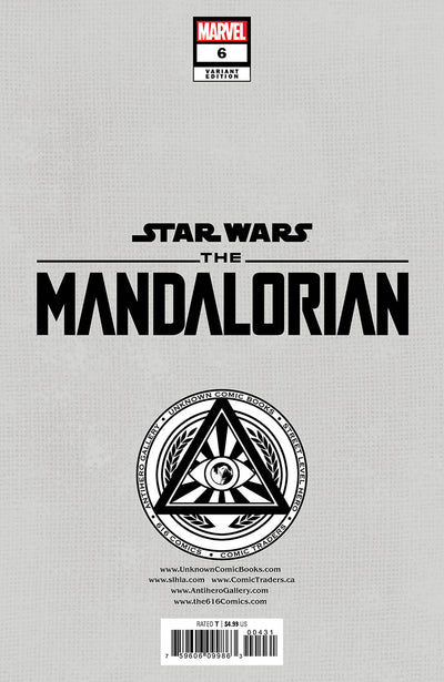 STAR WARS: THE MANDALORIAN 6 RICKIE YAGAWA EXCLUSIVE VIRGIN