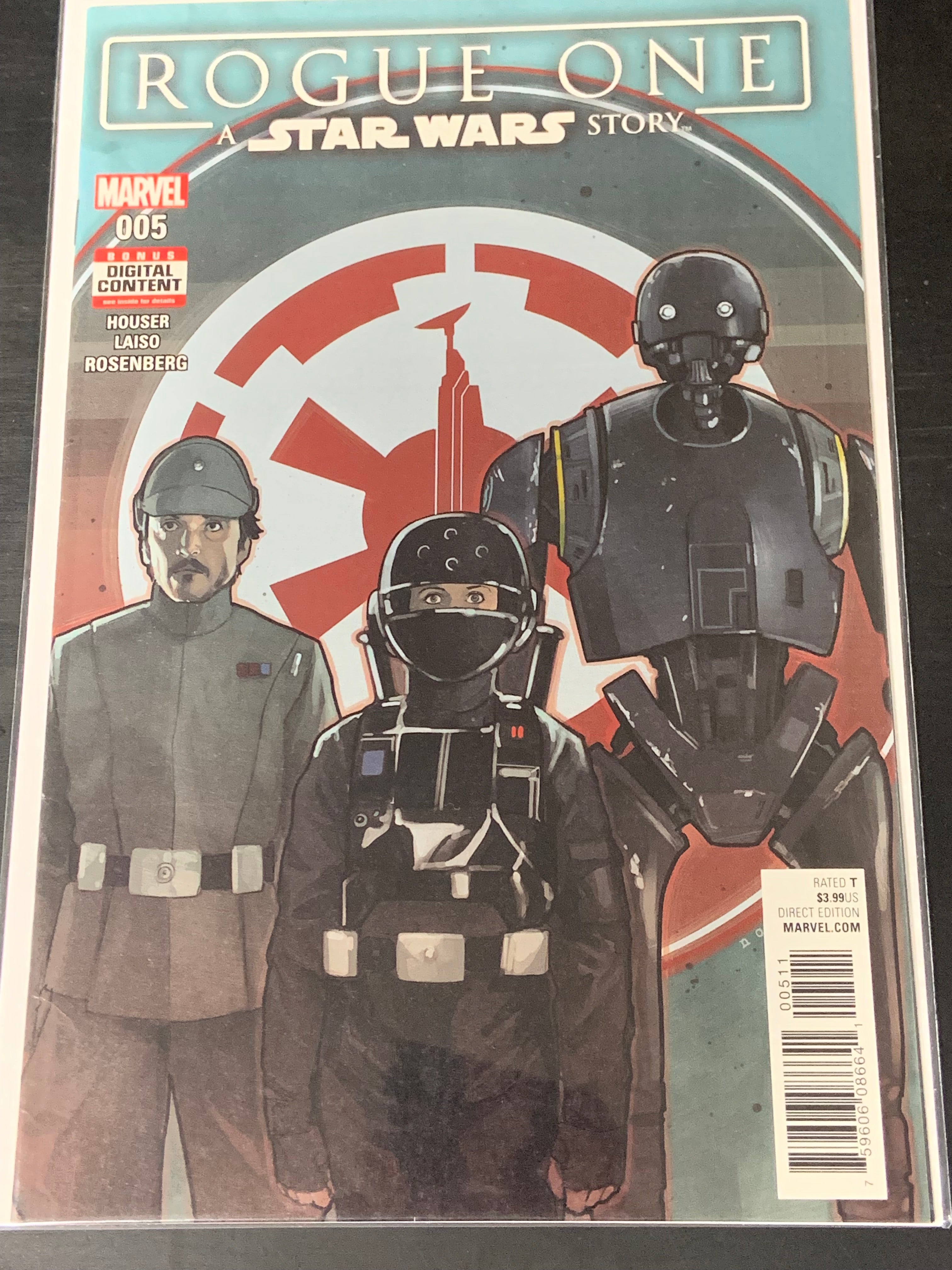 Star Wars Rogue One 5 Marvel 2017 Cassian Andor